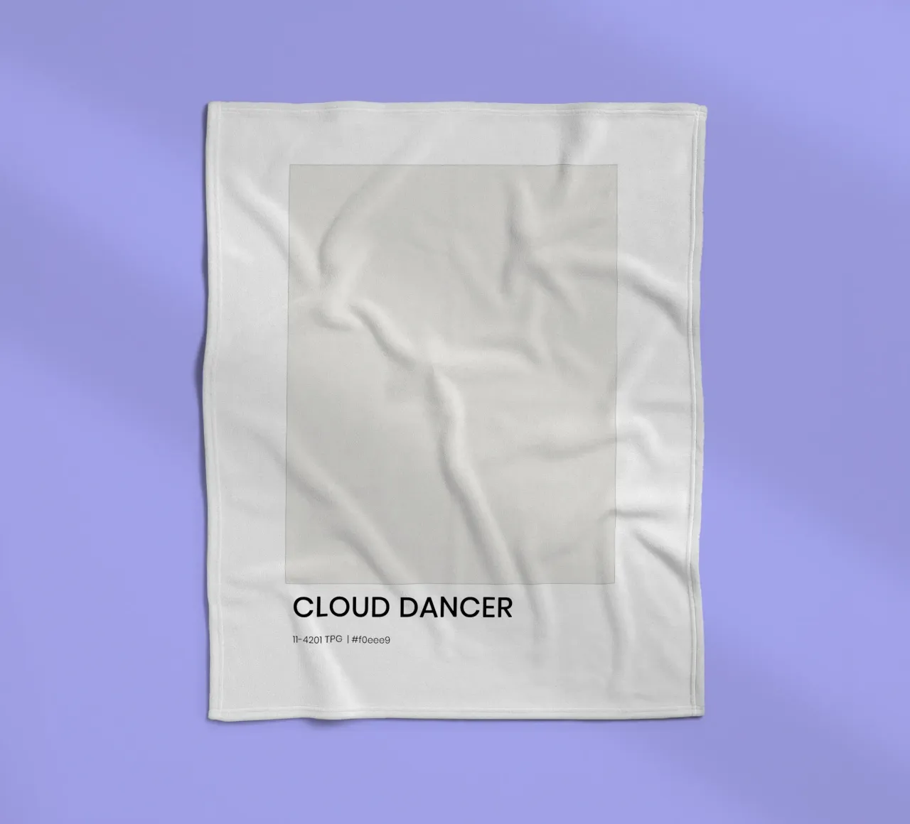 Cloud Dancer fleece blanket by EverLuvv Studio