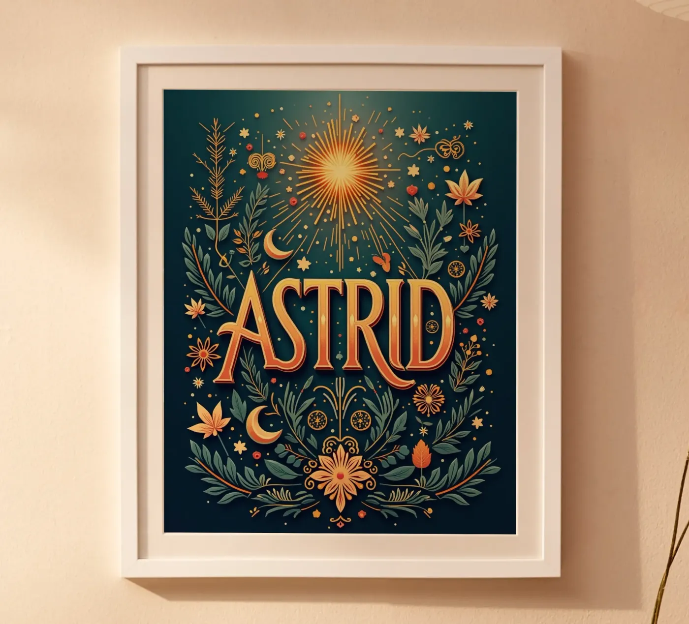 ASTRID Poster von CASTILO Namengalerie