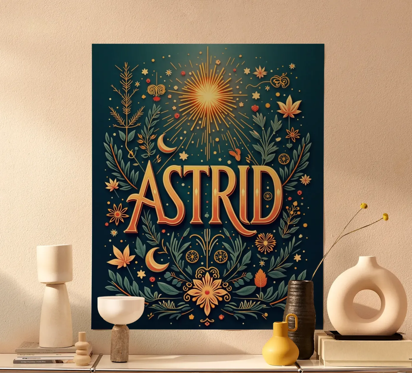 ASTRID Poster von CASTILO Namengalerie