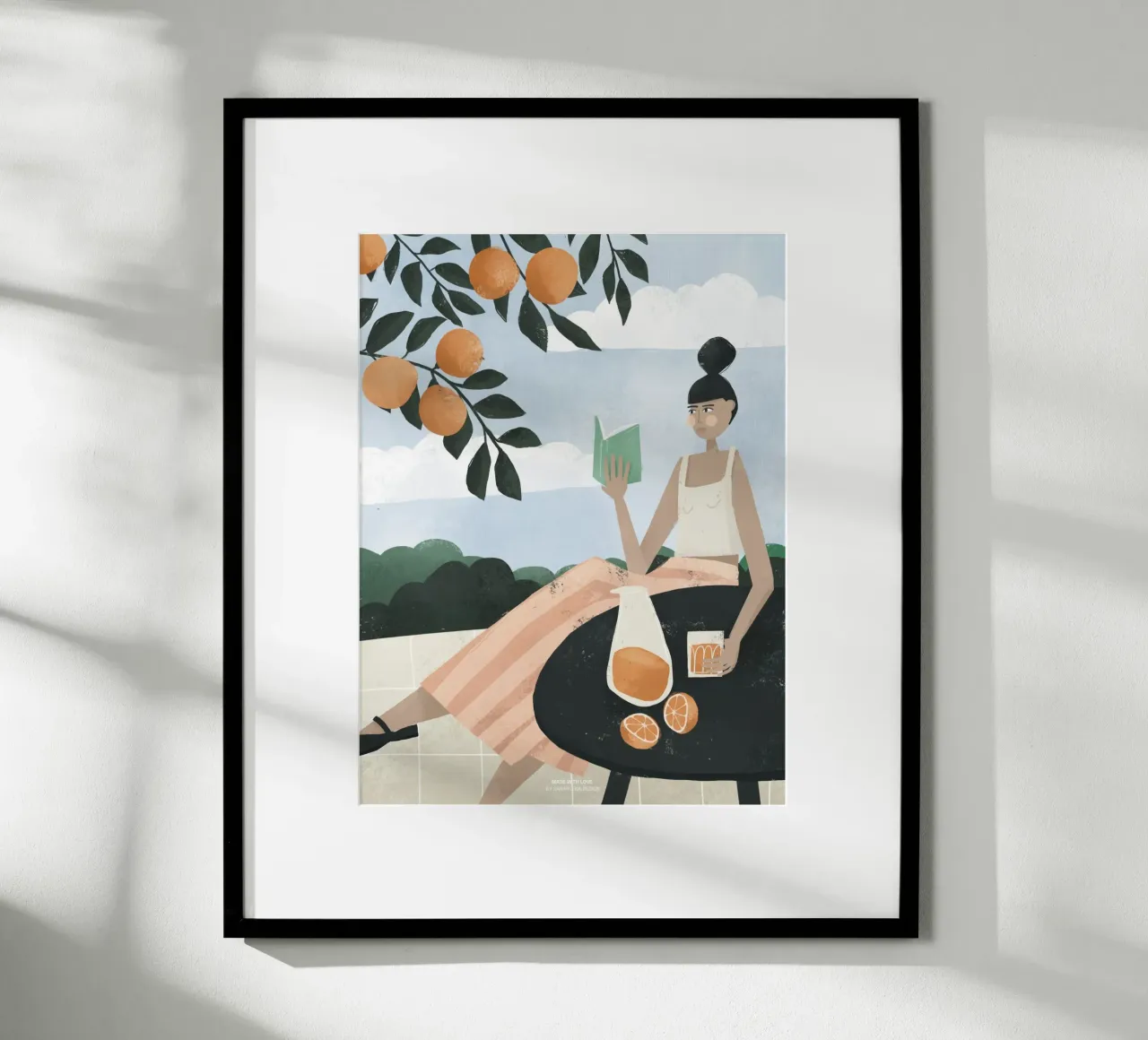 ORANGE TREE poster by sarahlenadesign