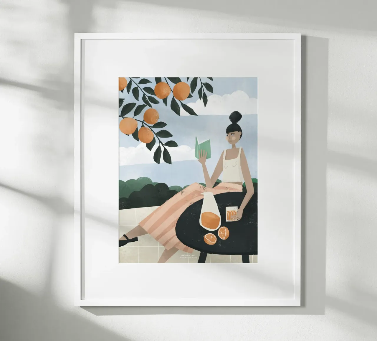 ORANGE TREE poster by sarahlenadesign