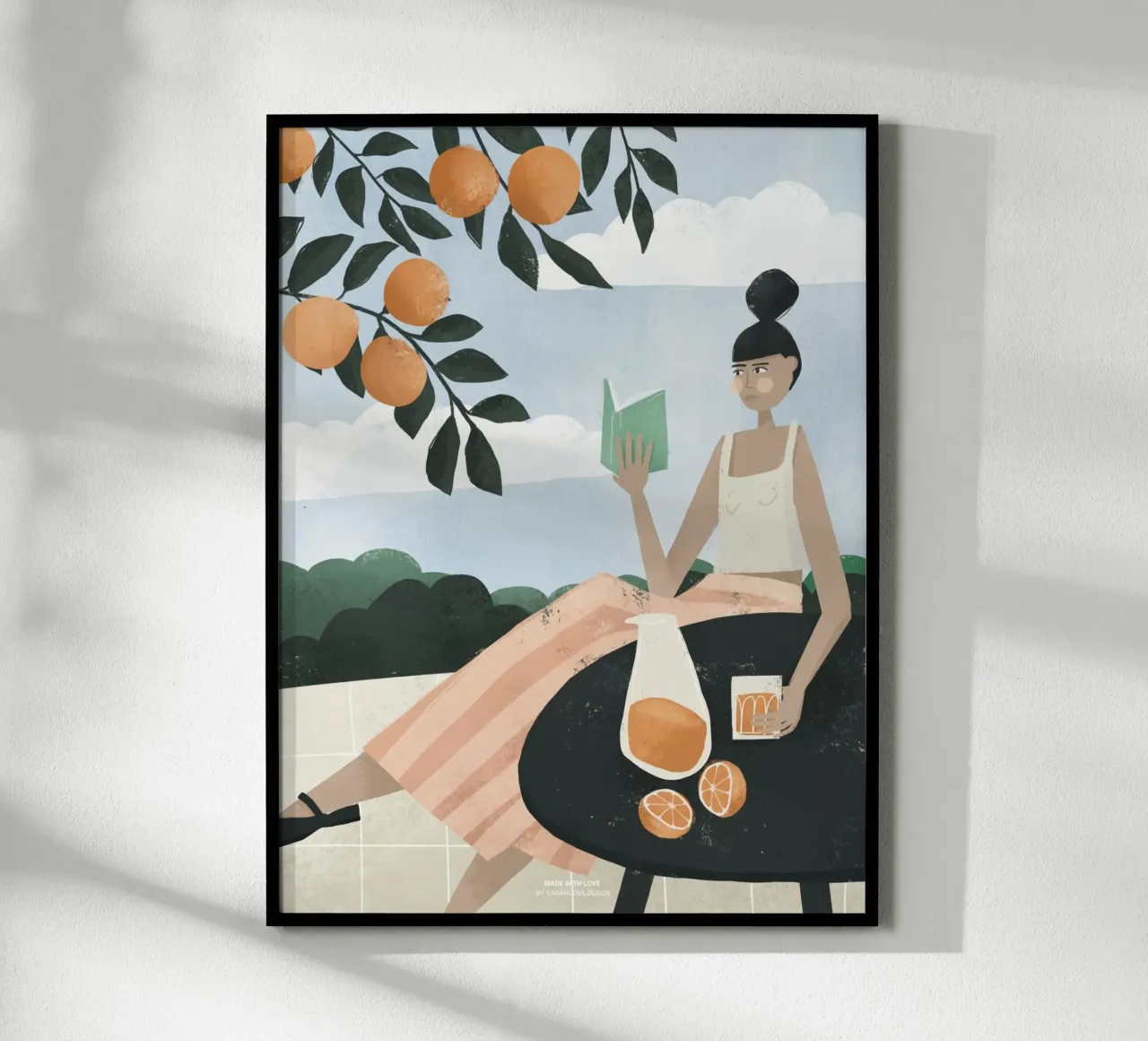 ORANGE TREE poster by sarahlenadesign