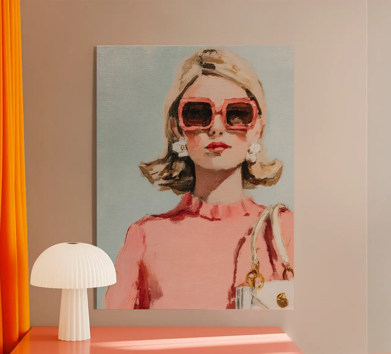 Sunlit Confidence acrylic glass by Boho House