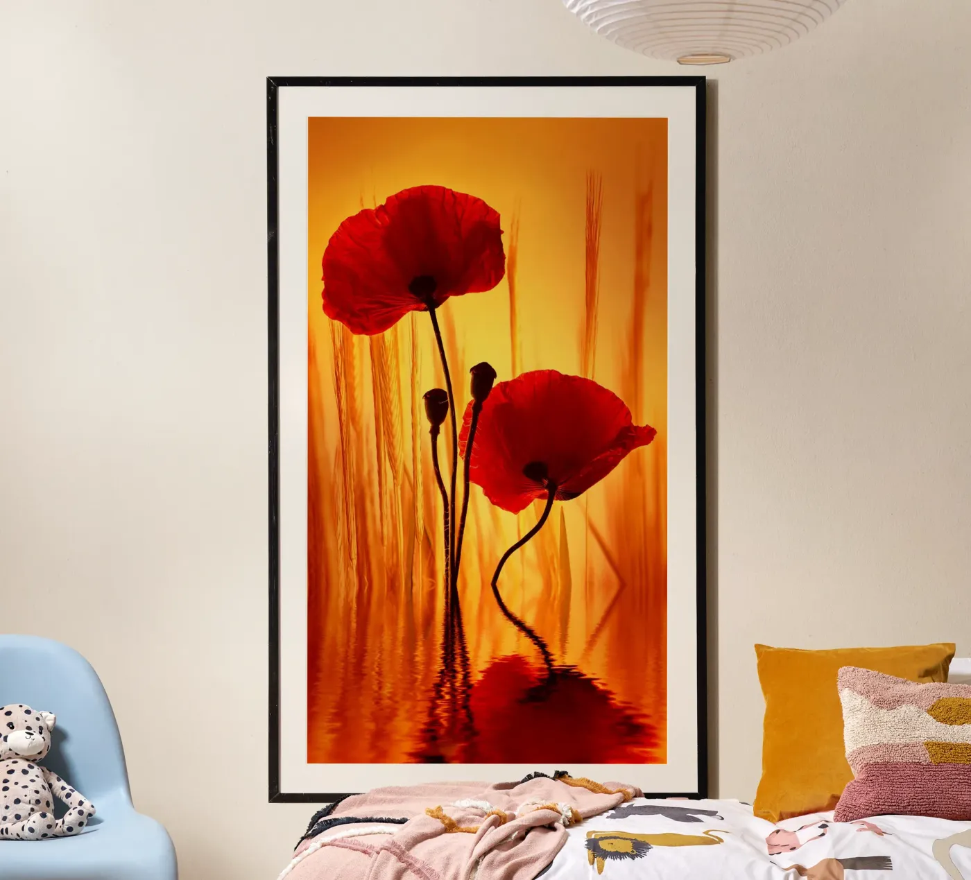 Klaprozen poster van Atteloi Fotografie
