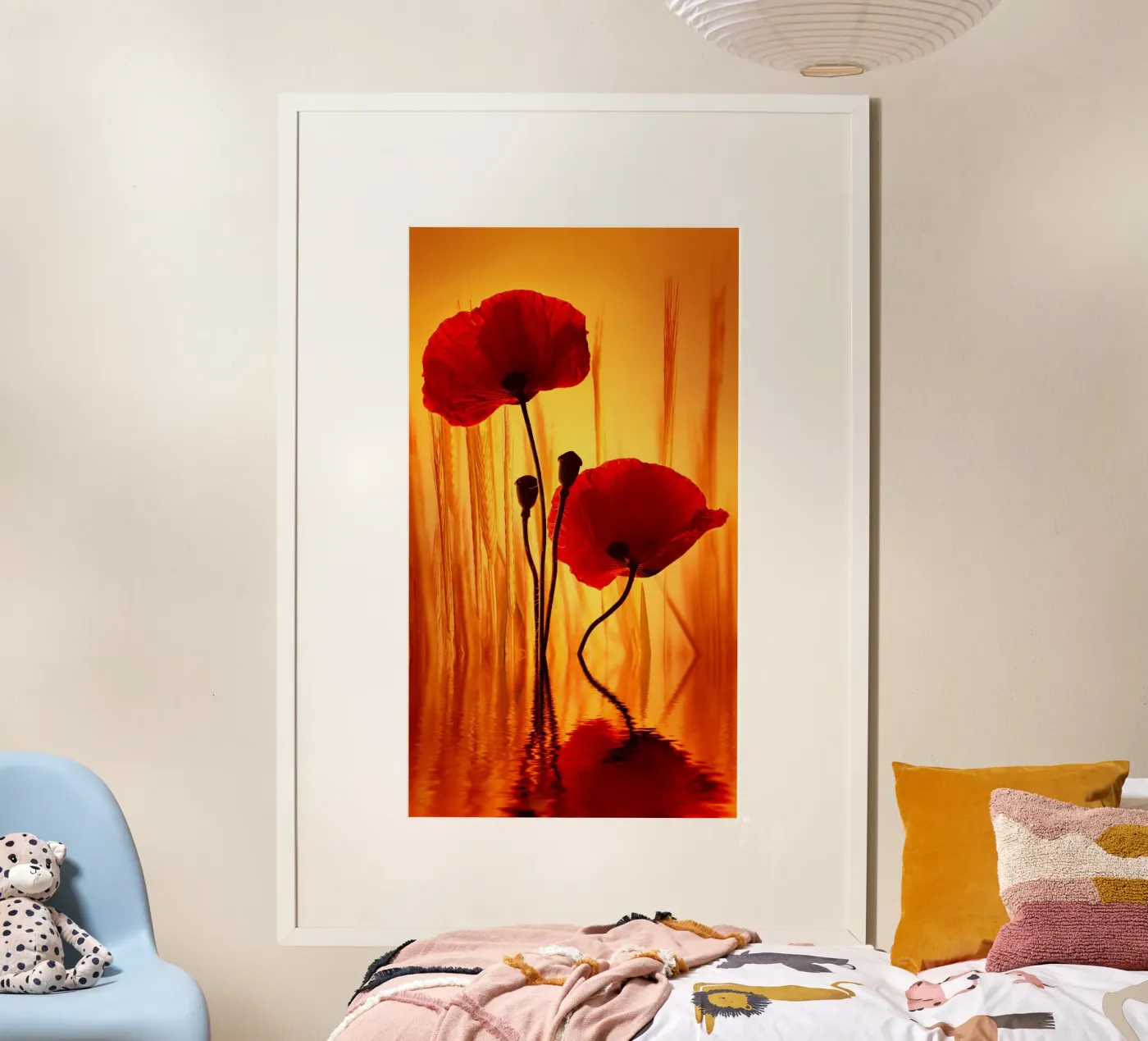 Klaprozen poster van Atteloi Fotografie