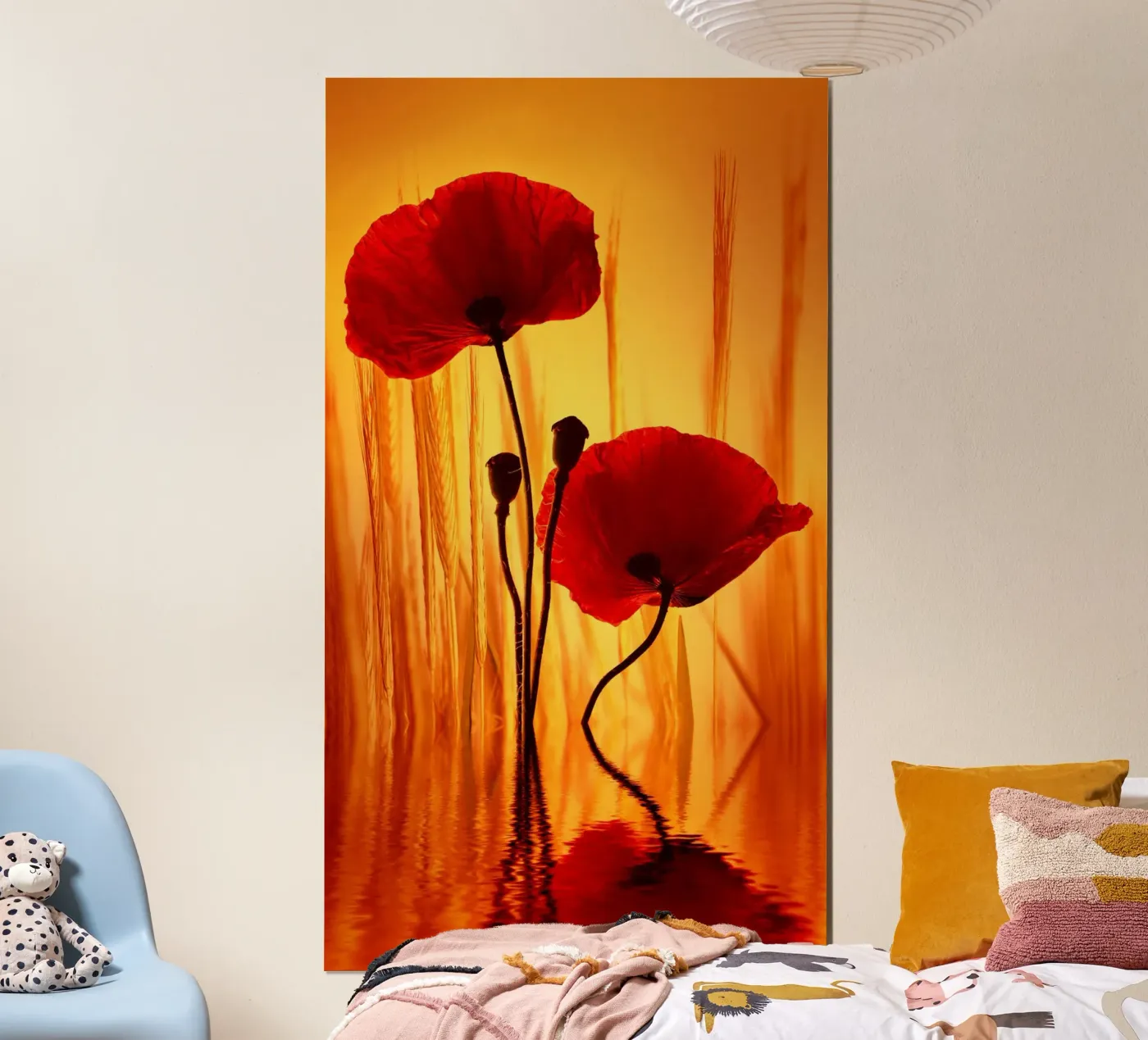 Klaprozen poster van Atteloi Fotografie