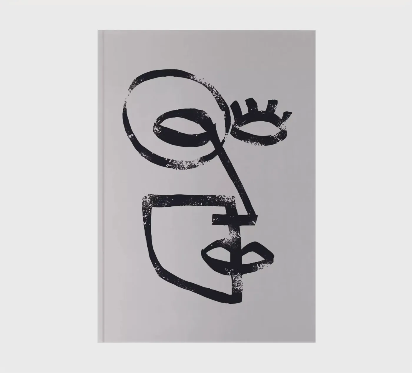 Abstract face notebook by Whole©