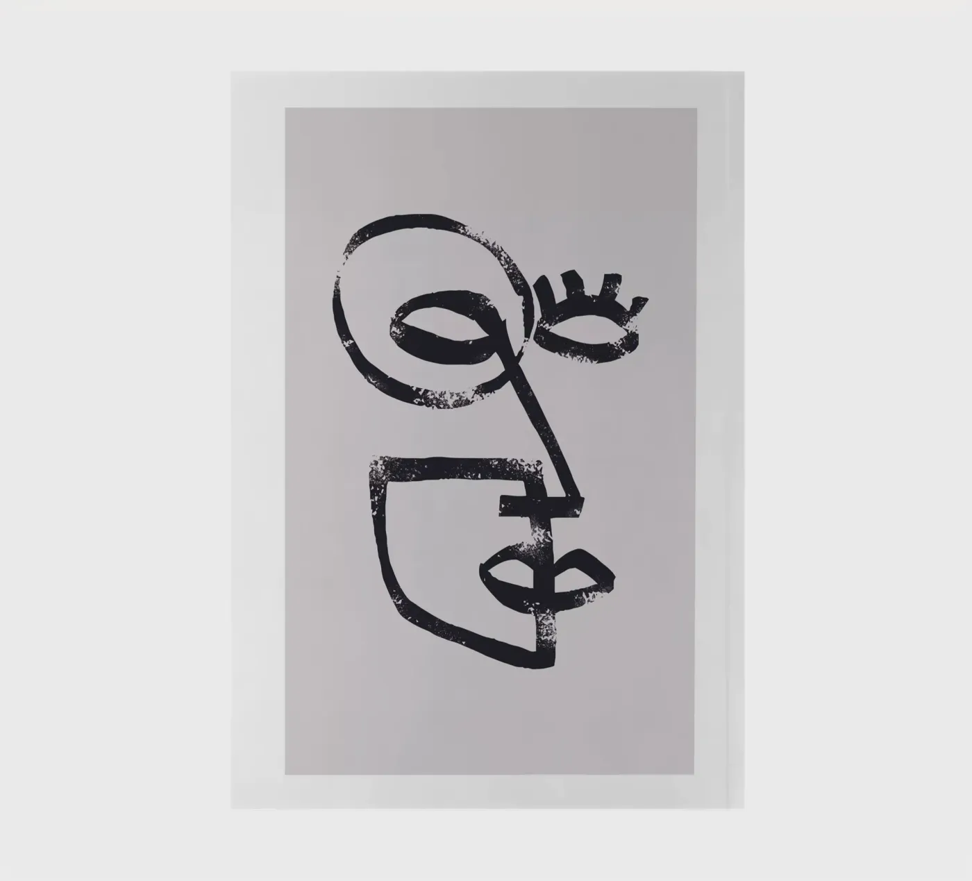 Abstract face notebook by Whole©