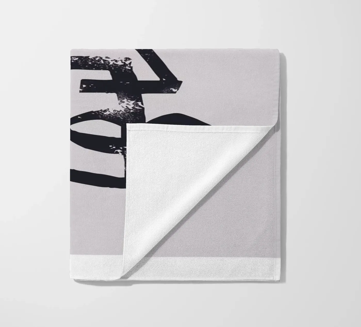 Volto astratto telo mare da Whole©