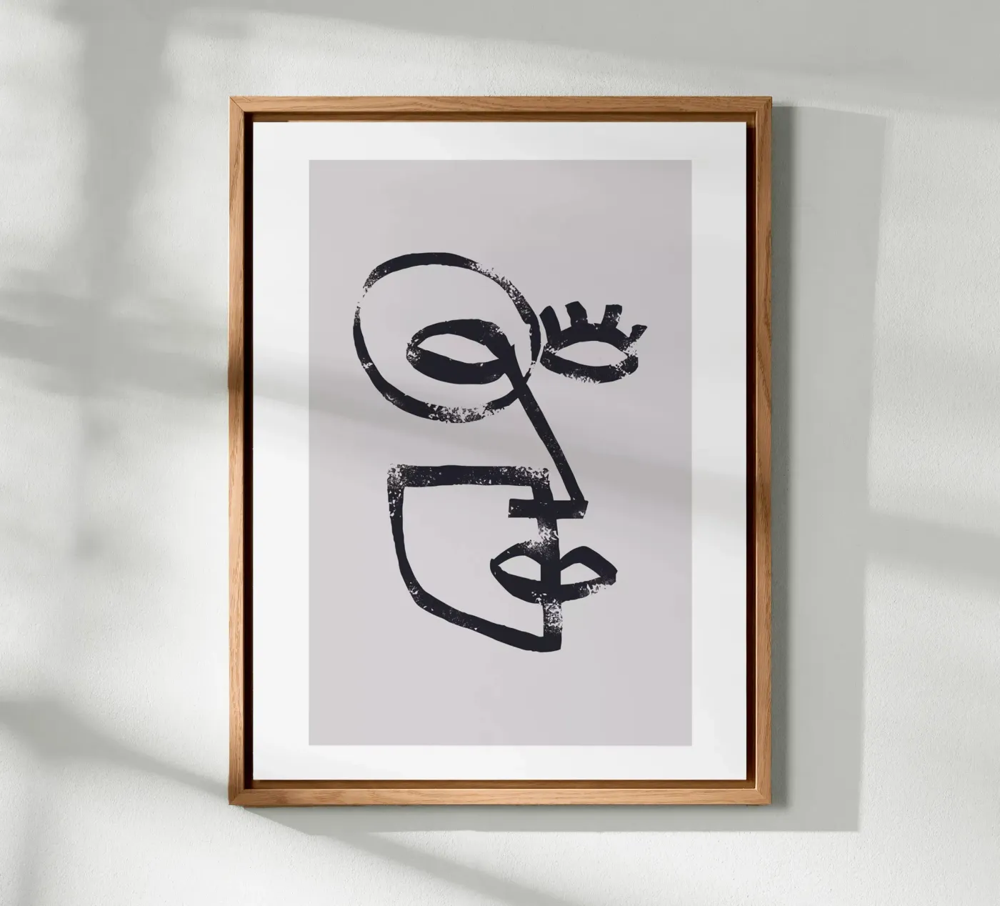 Abstract face forex plate by Whole©