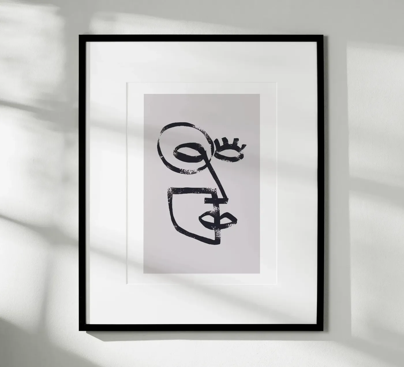 Abstract face poster da Whole©