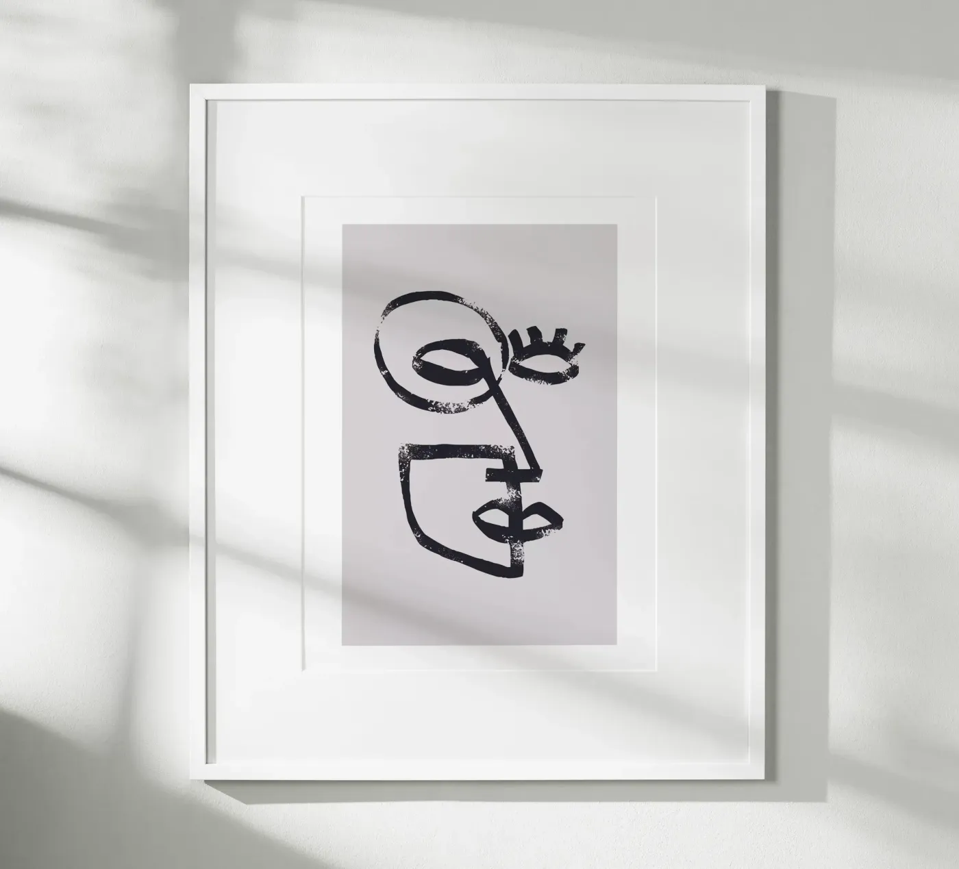 Abstract face poster da Whole©