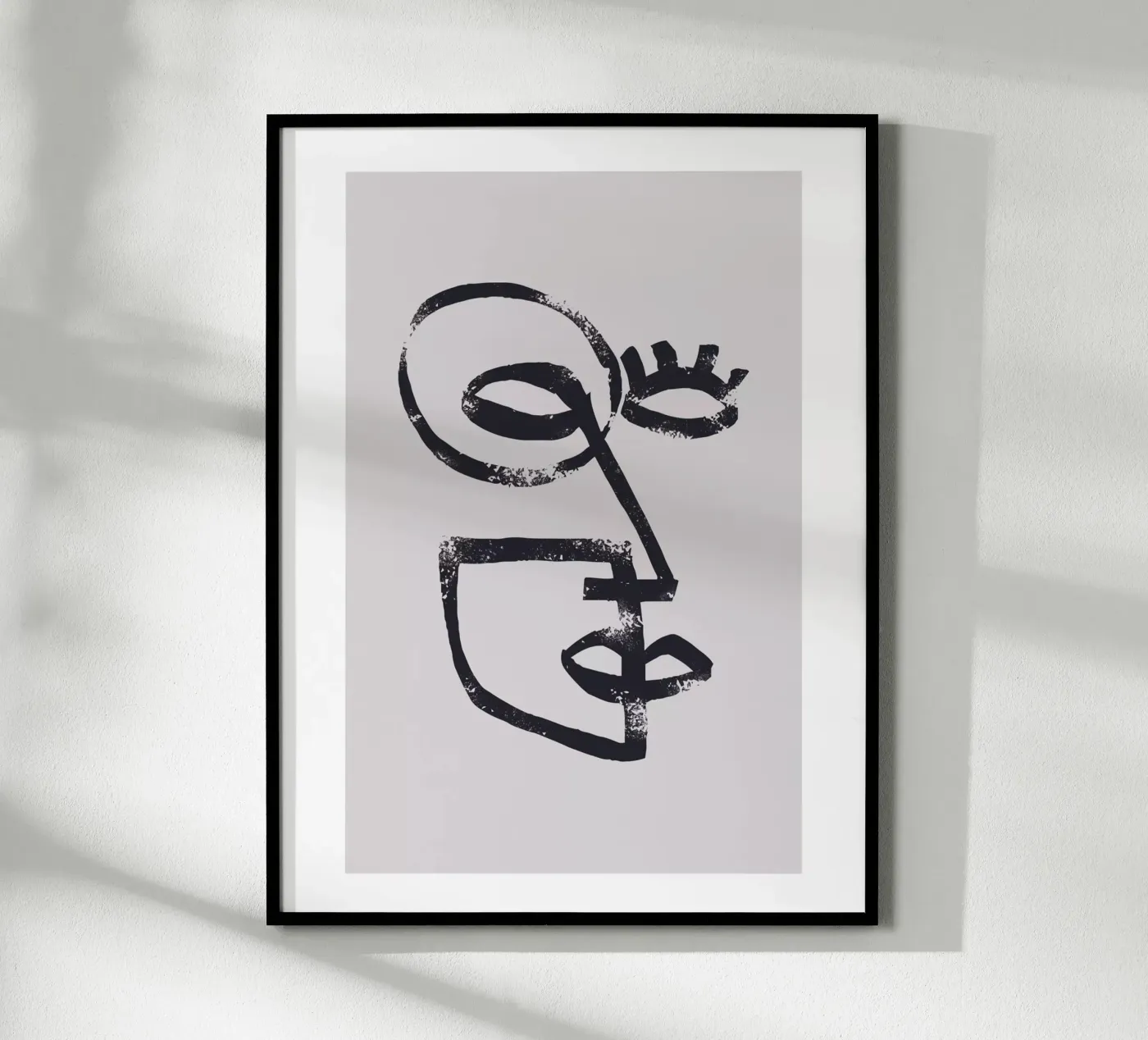 Abstract face poster by Whole©