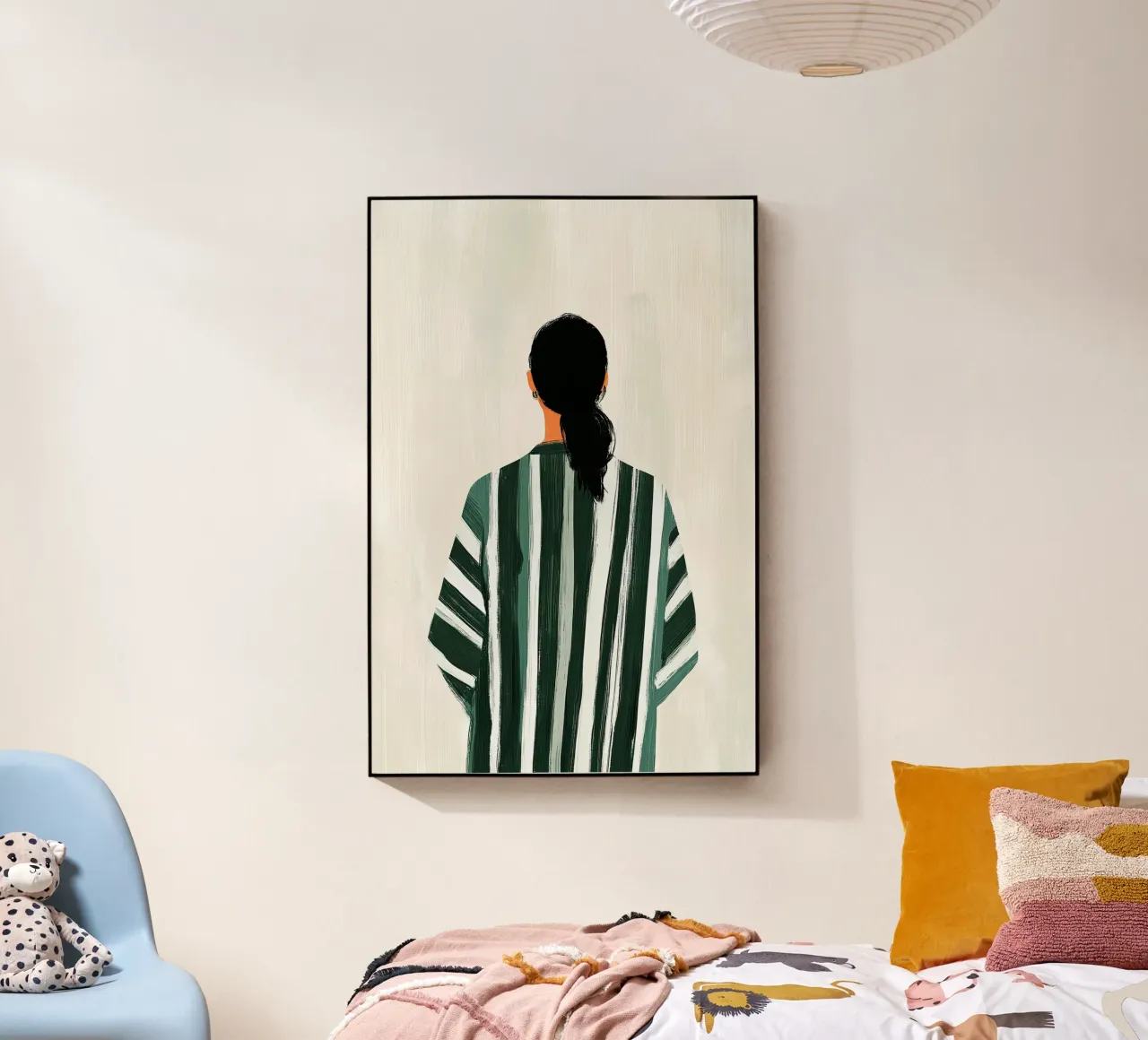 Facing Quiet Thoughts acryl van lieblu