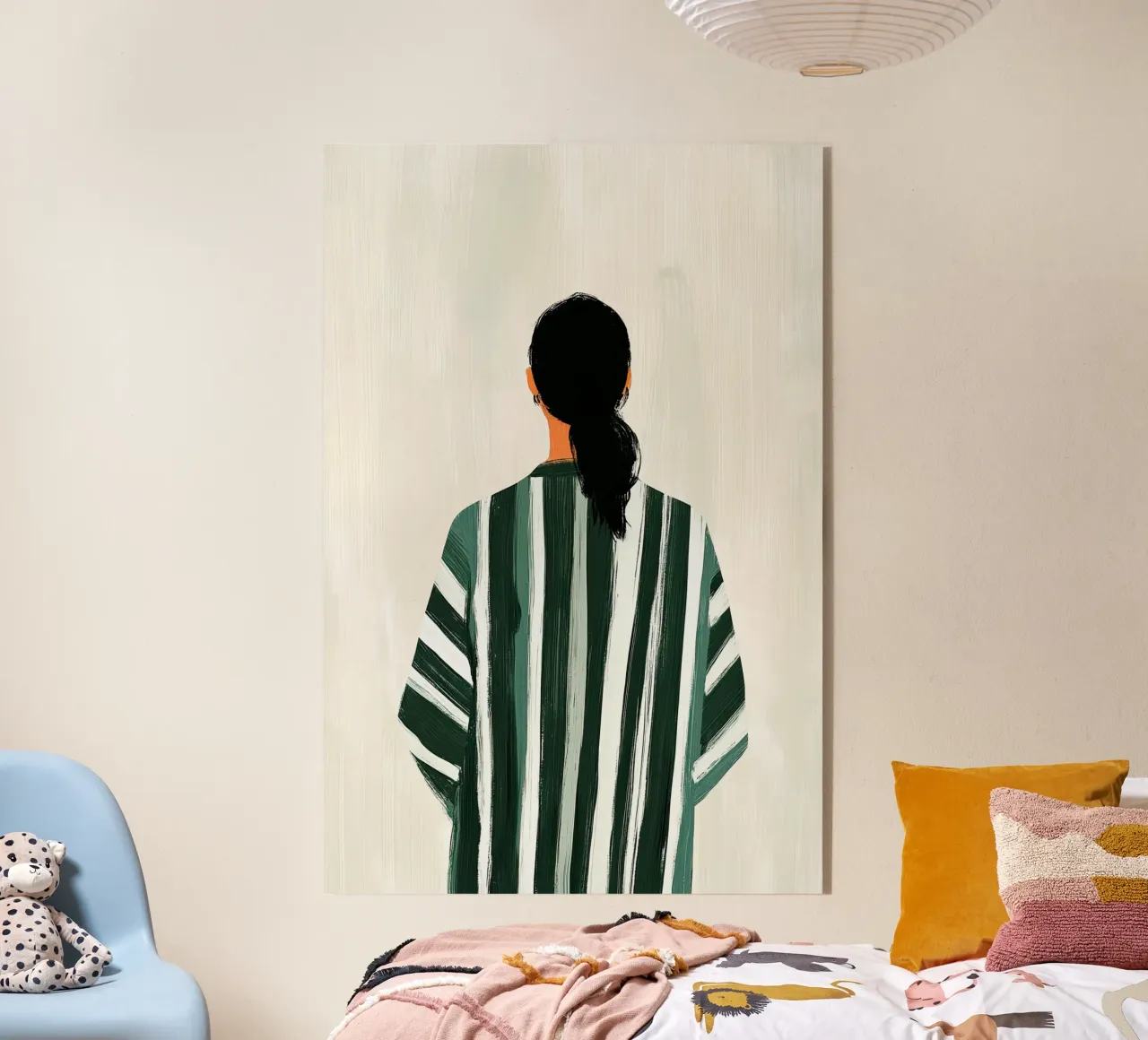 Facing Quiet Thoughts acryl van lieblu