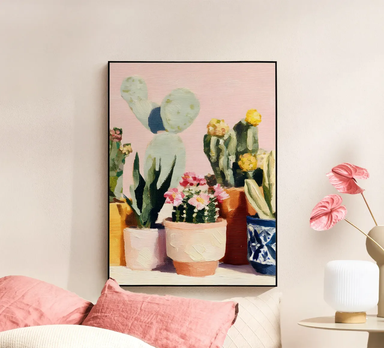 Sunlit Cactus Corner plexiglass da Boho House