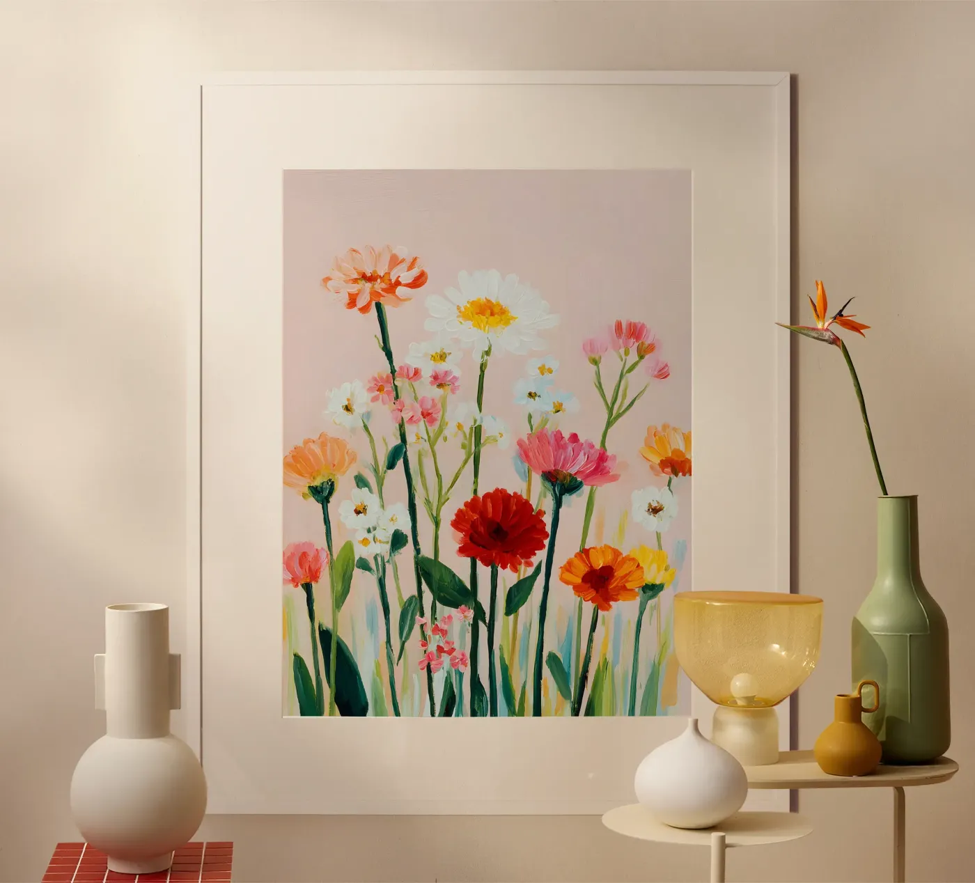 Wildflowers at Ease poster da Boho House