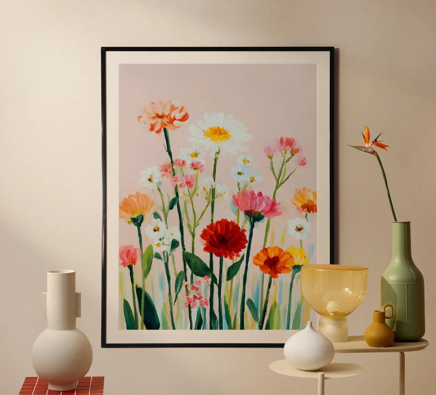 Wildflowers at Ease poster da Boho House