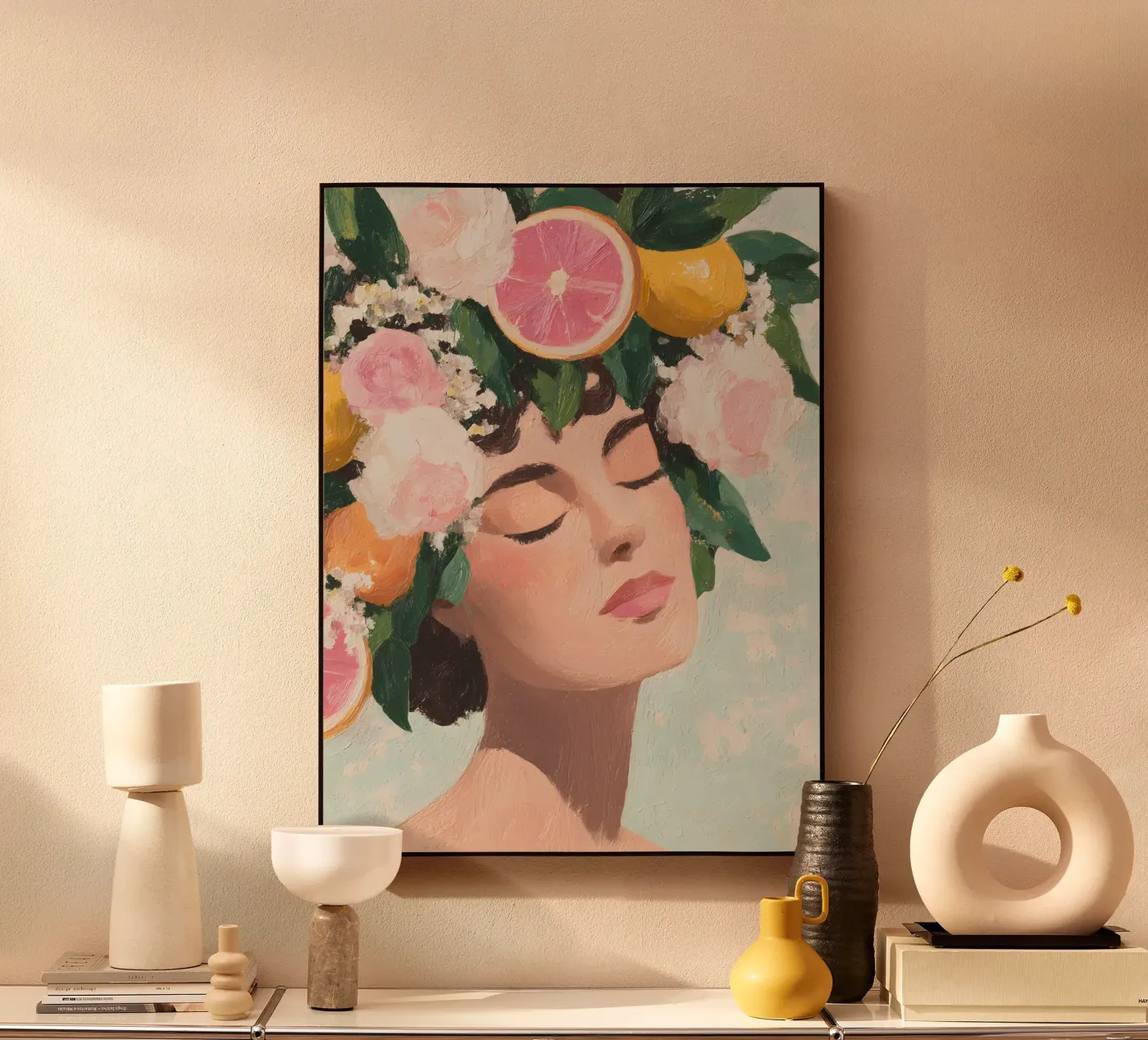Crowned by Citrus and Bloom pannello forex da Boho House