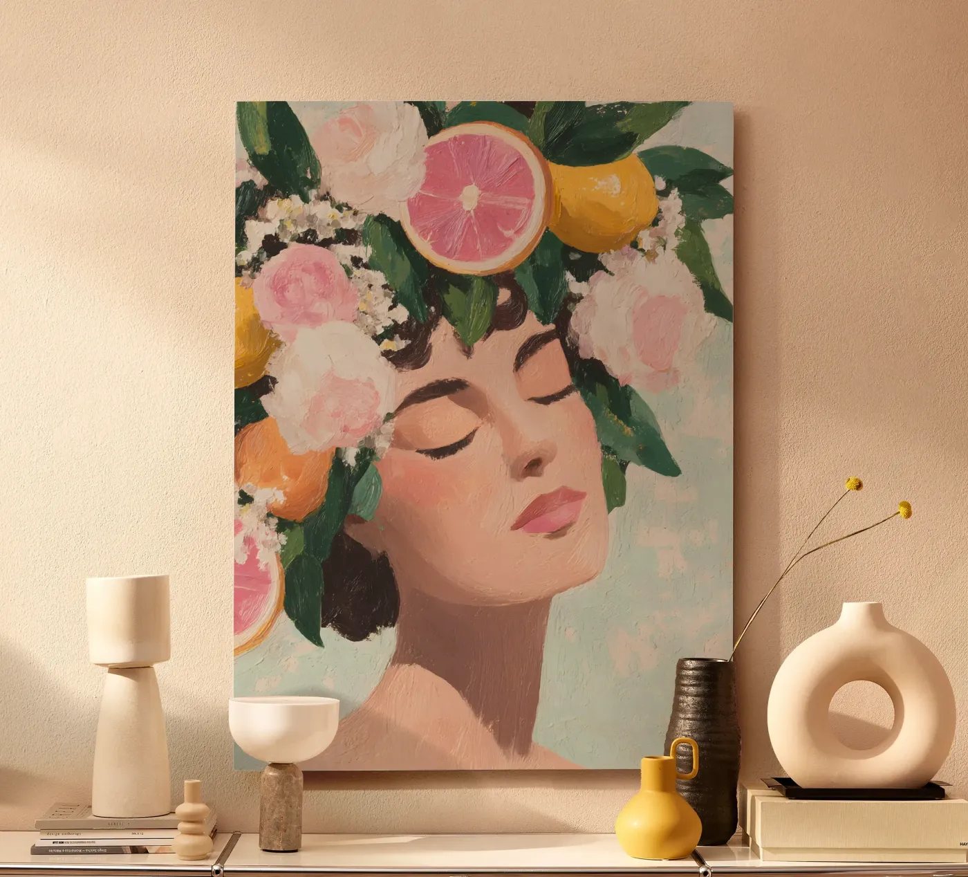 Crowned by Citrus and Bloom pannello forex da Boho House