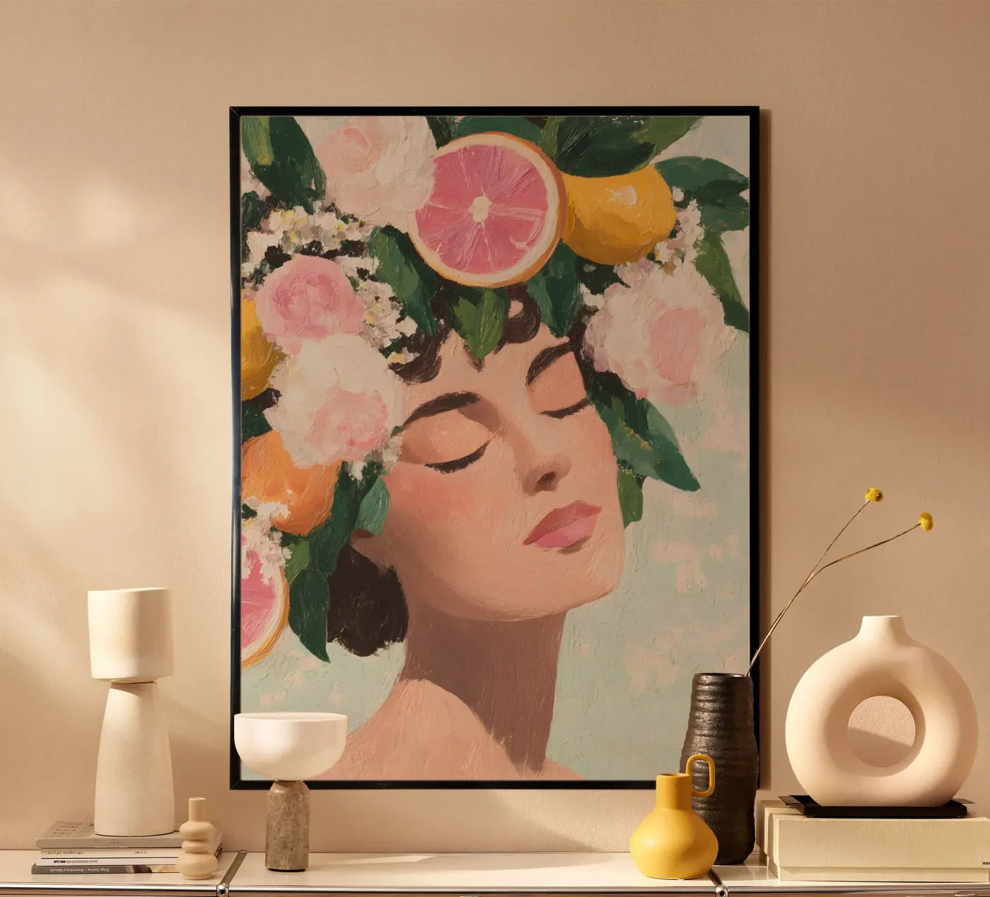 Crowned by Citrus and Bloom Poster von Boho House