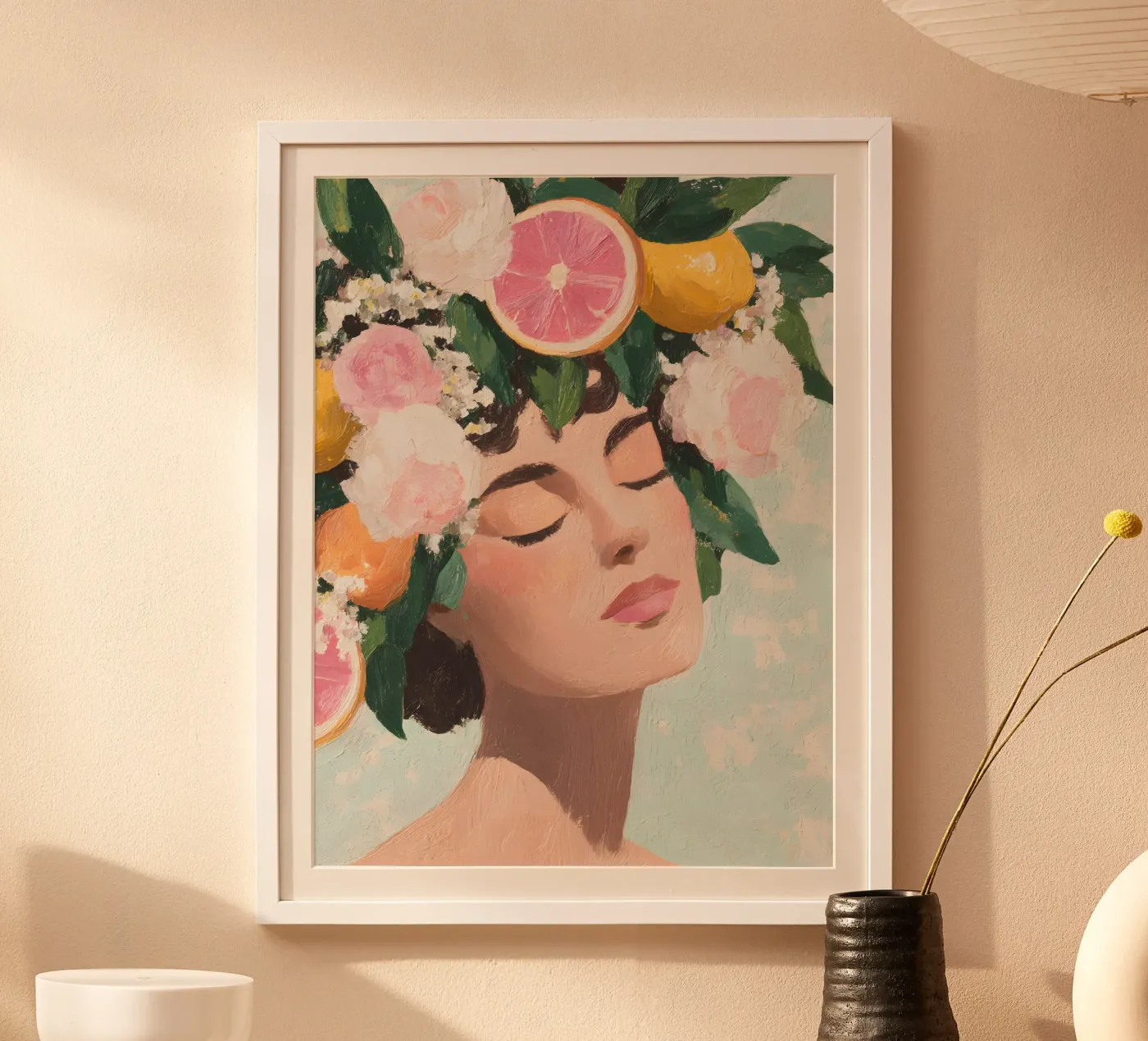 Crowned by Citrus and Bloom Poster von Boho House