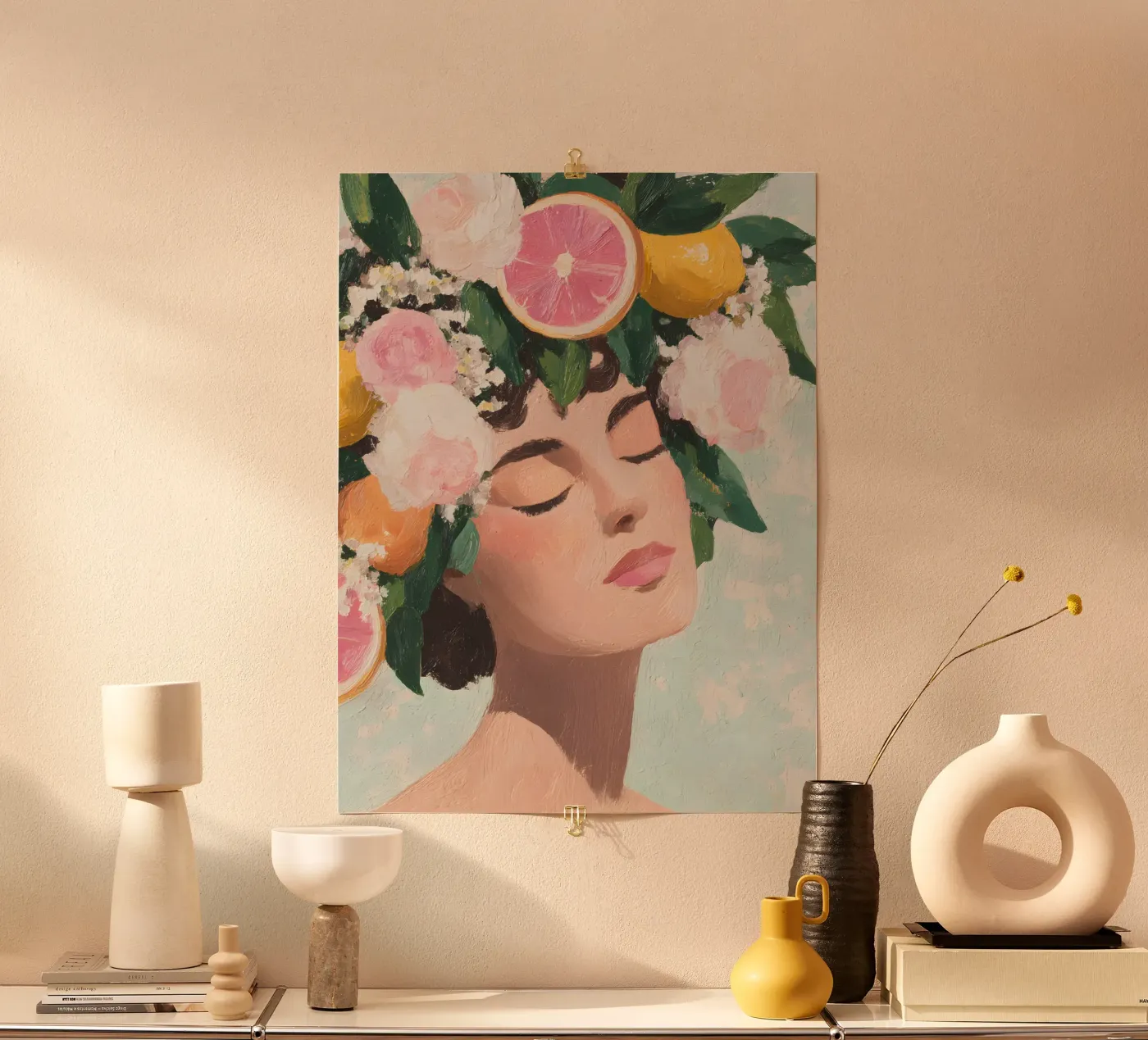 Crowned by Citrus and Bloom Poster von Boho House