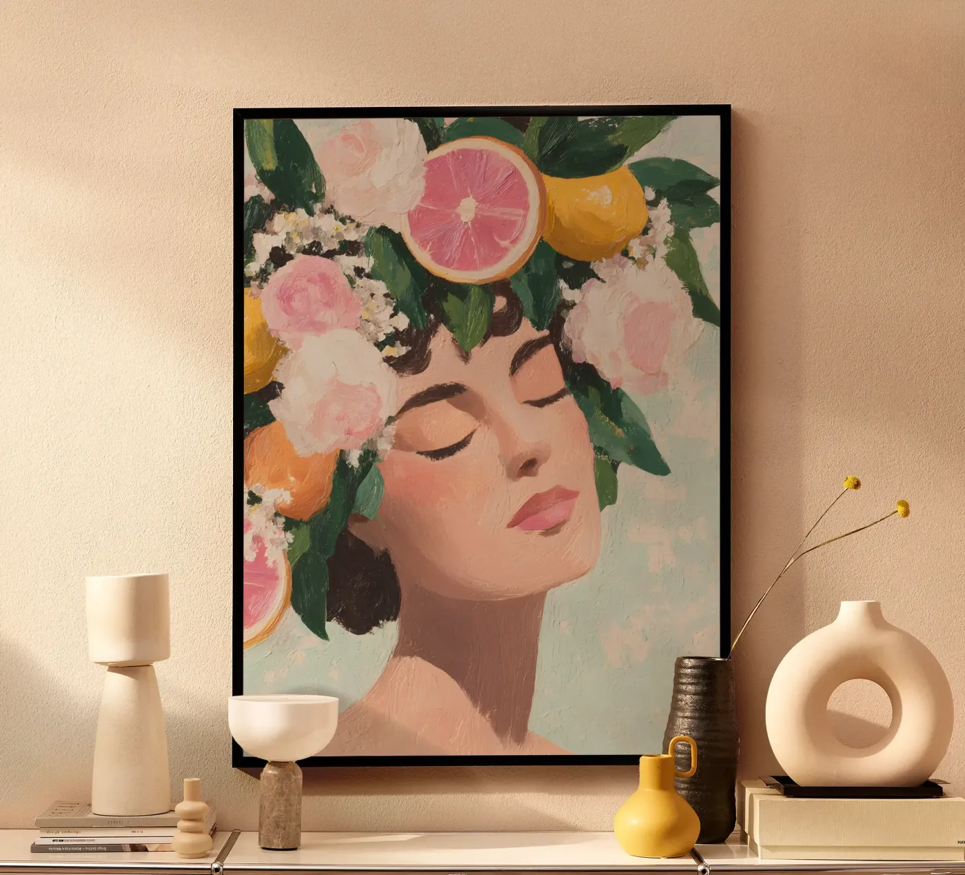 Crowned by Citrus and Bloom Poster von Boho House