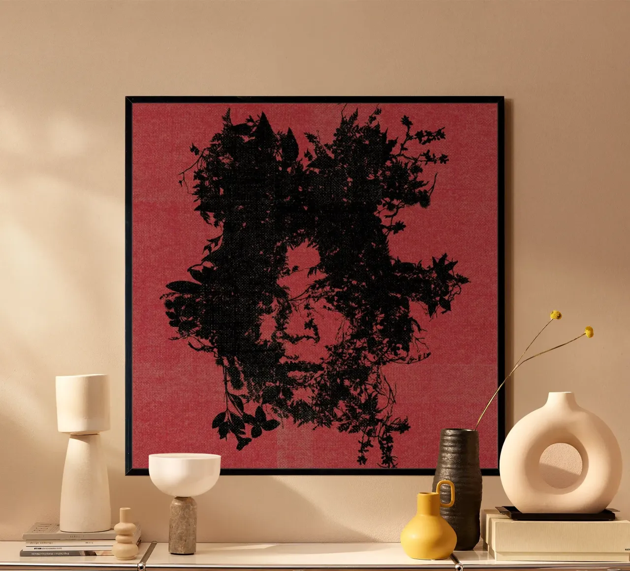 Basquiat poster con telaio in plastica da Carlos Quitério