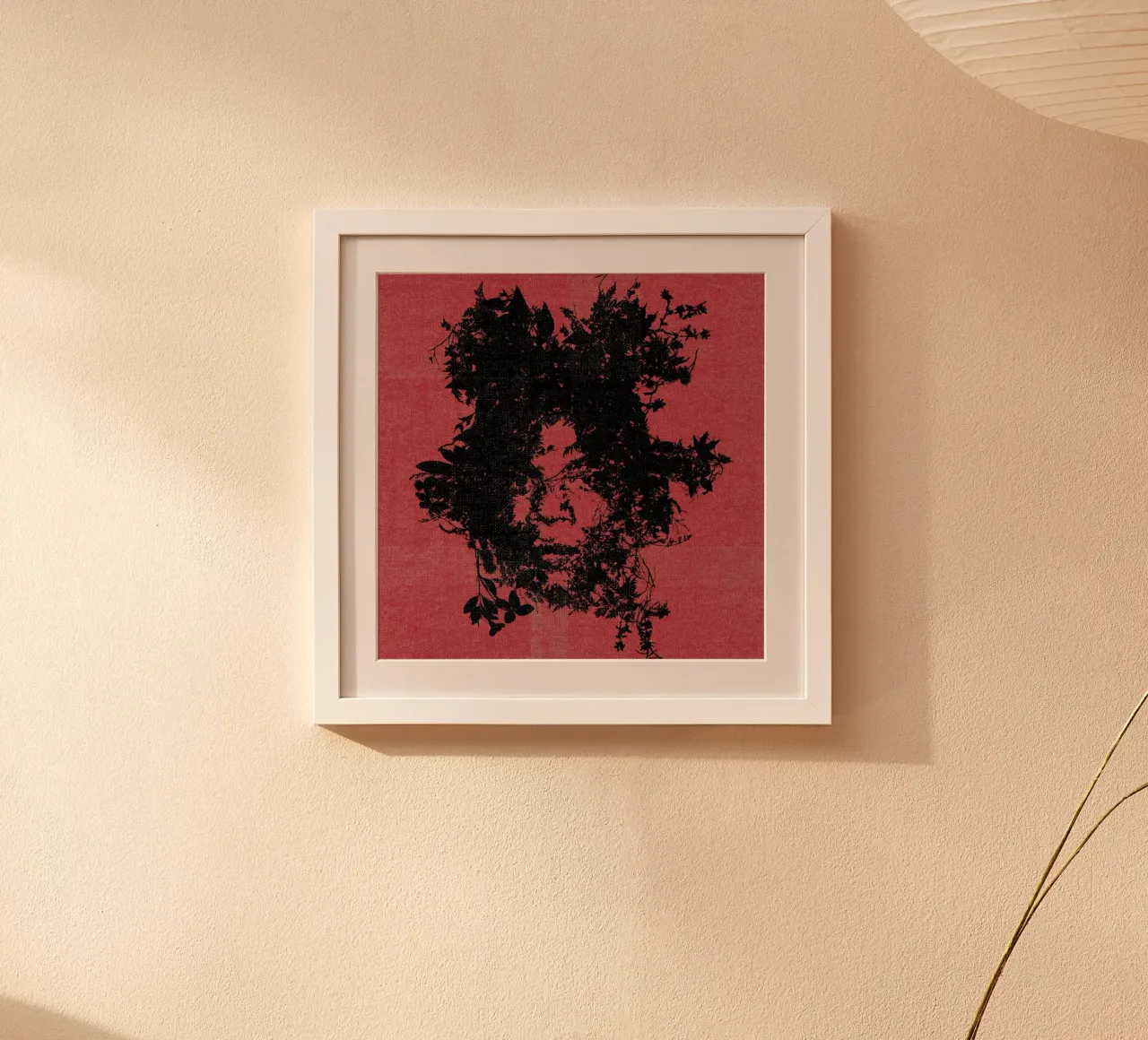 Basquiat poster con telaio in plastica da Carlos Quitério