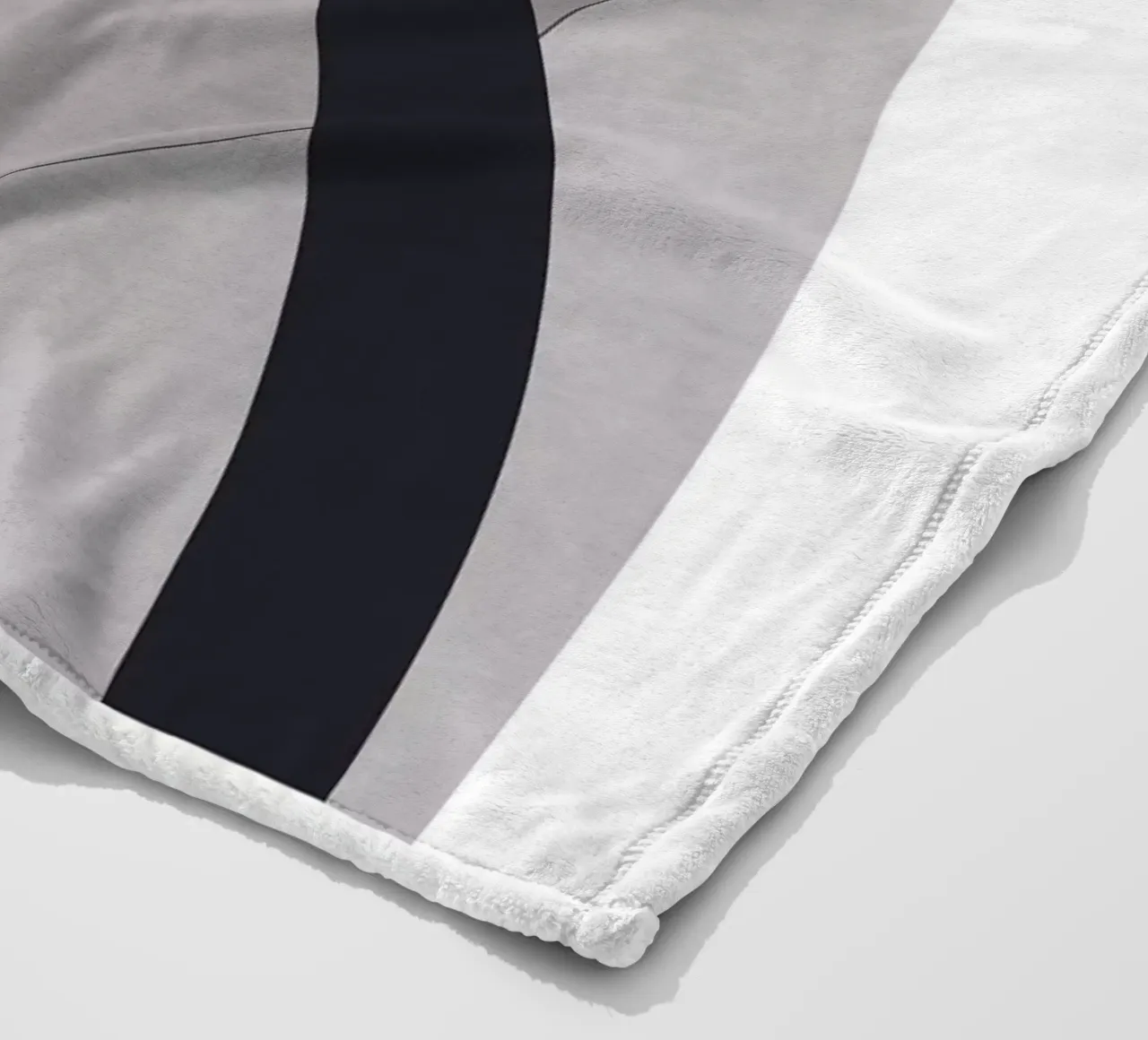 Geometric elegance - minimalist art in soft tones fleece blanket by Whole©