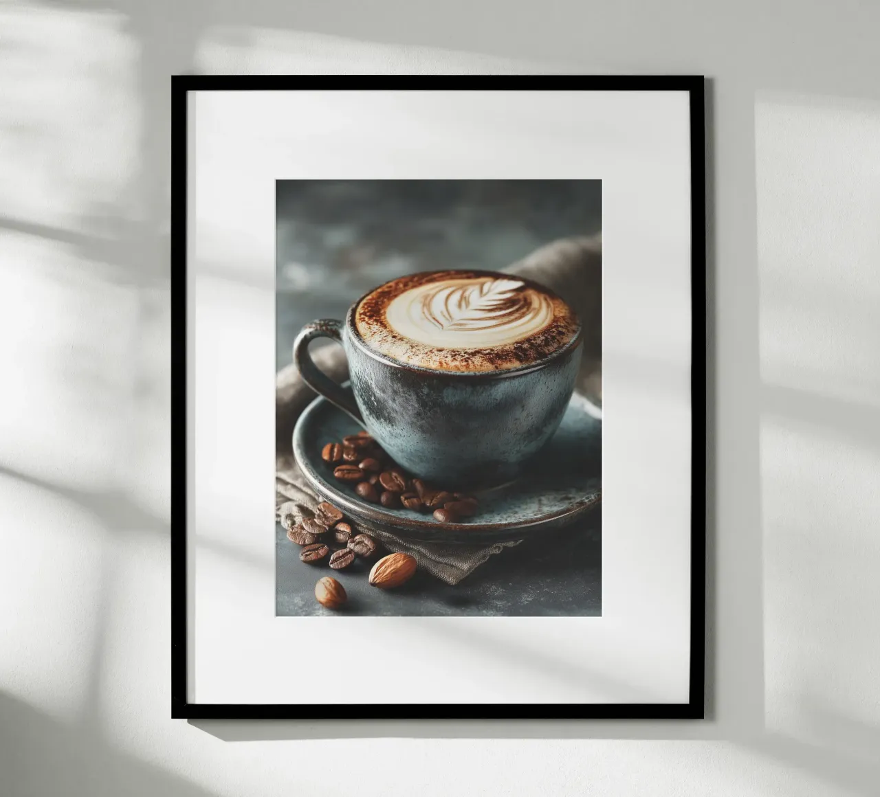 Rustikele Kaffeepause Poster von Carinaprint