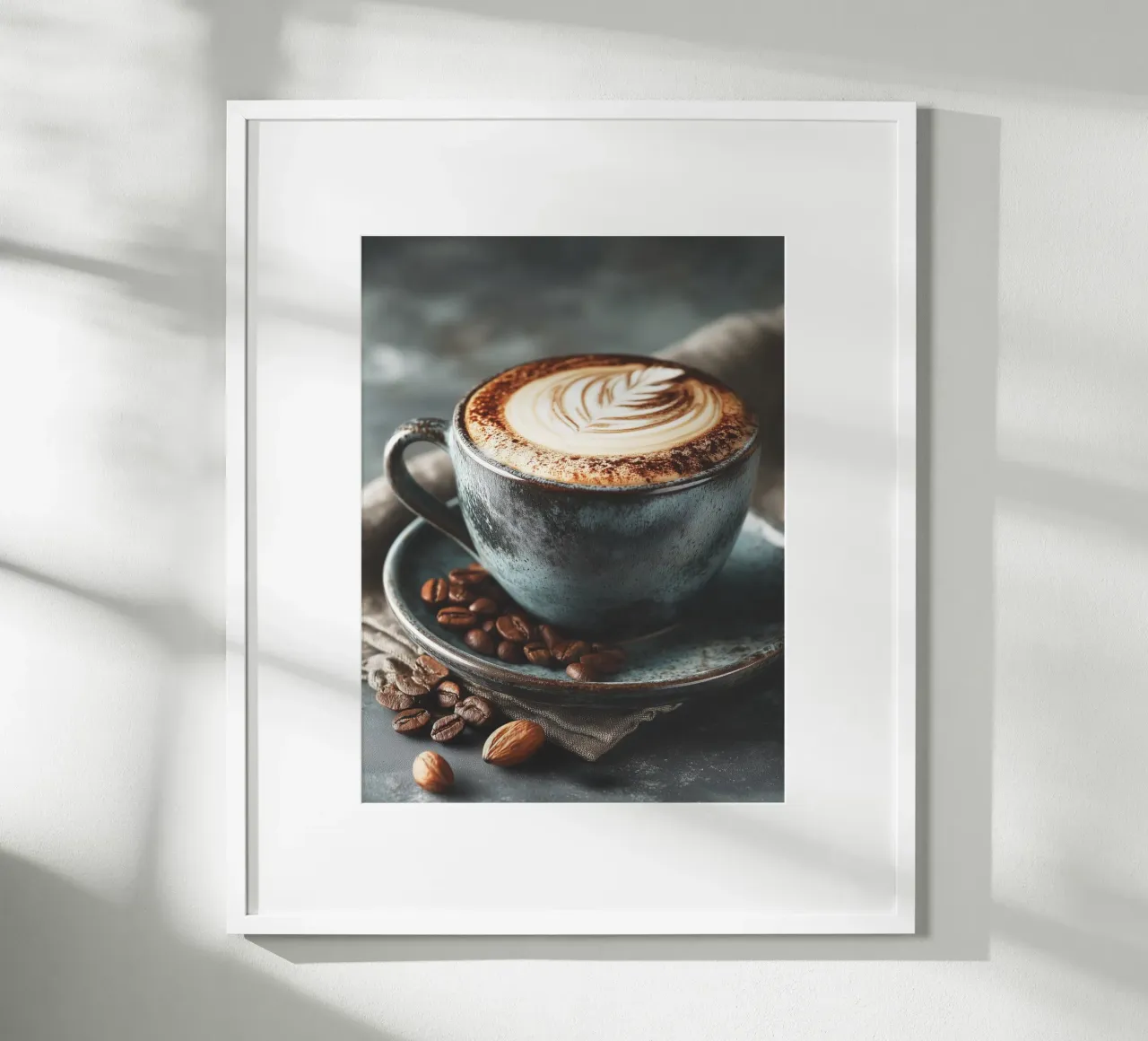 Rustikele Kaffeepause Poster von Carinaprint