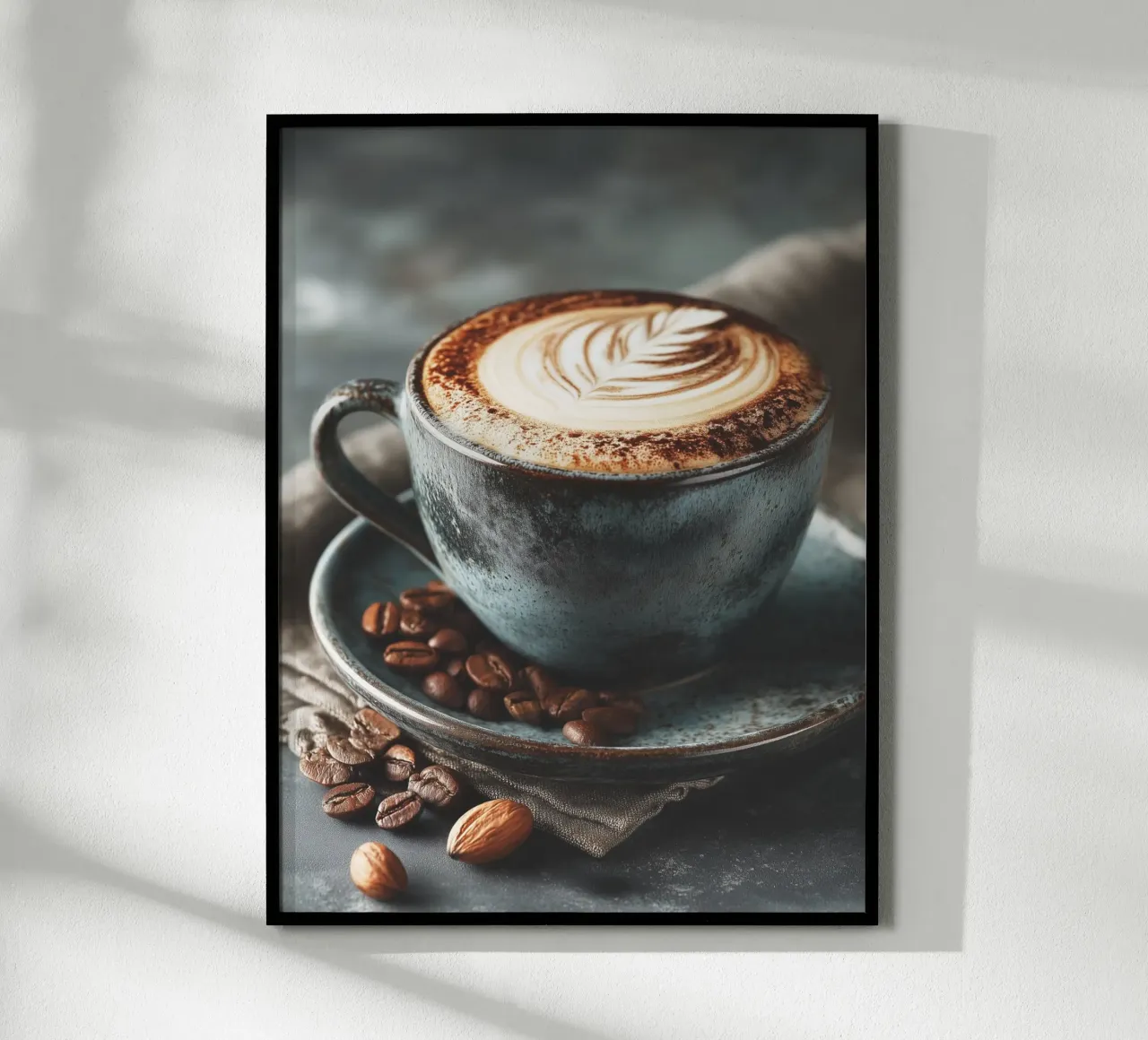 Rustikele Kaffeepause Poster von Carinaprint