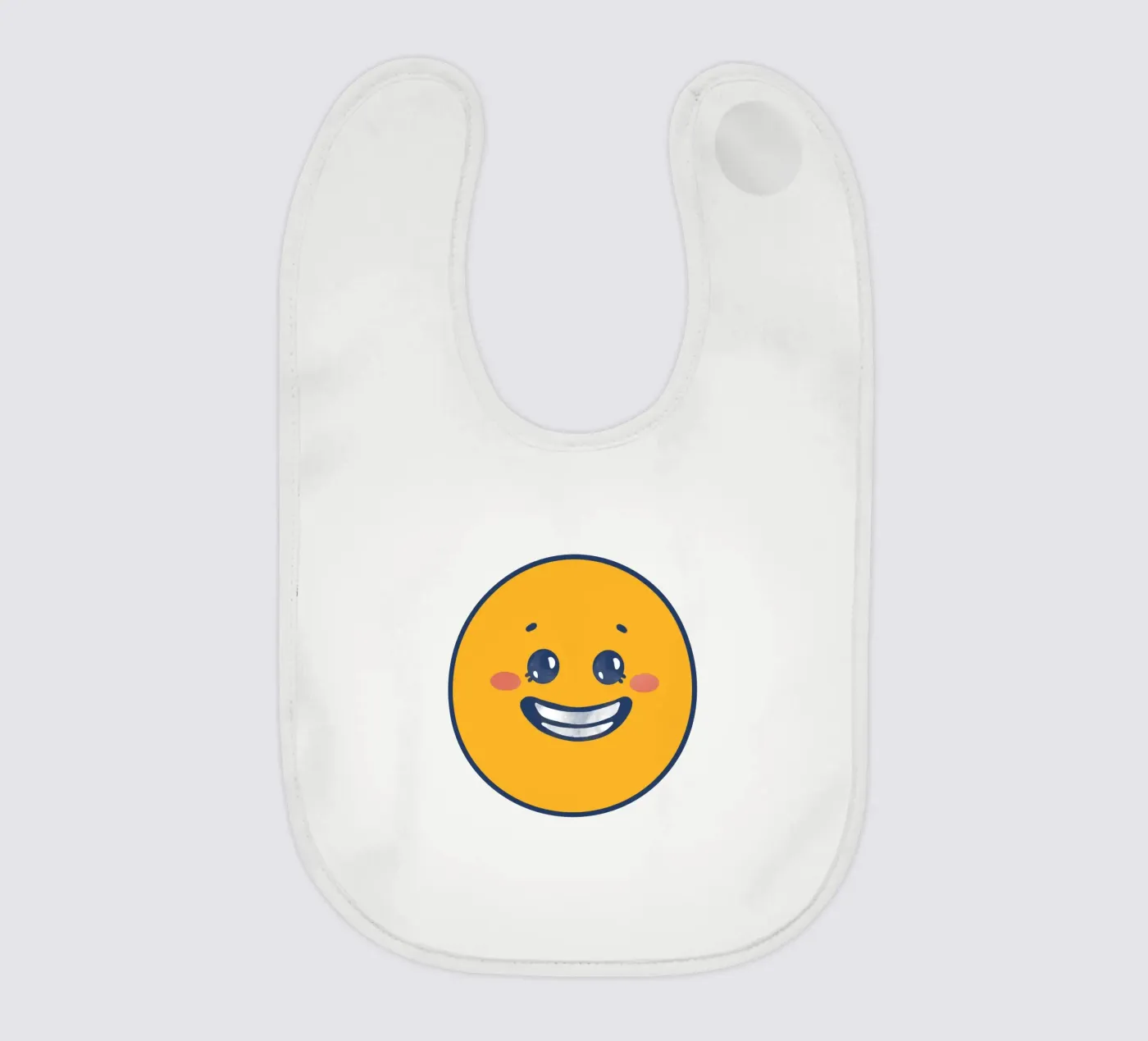 Smiley baby bib by Jelis_art