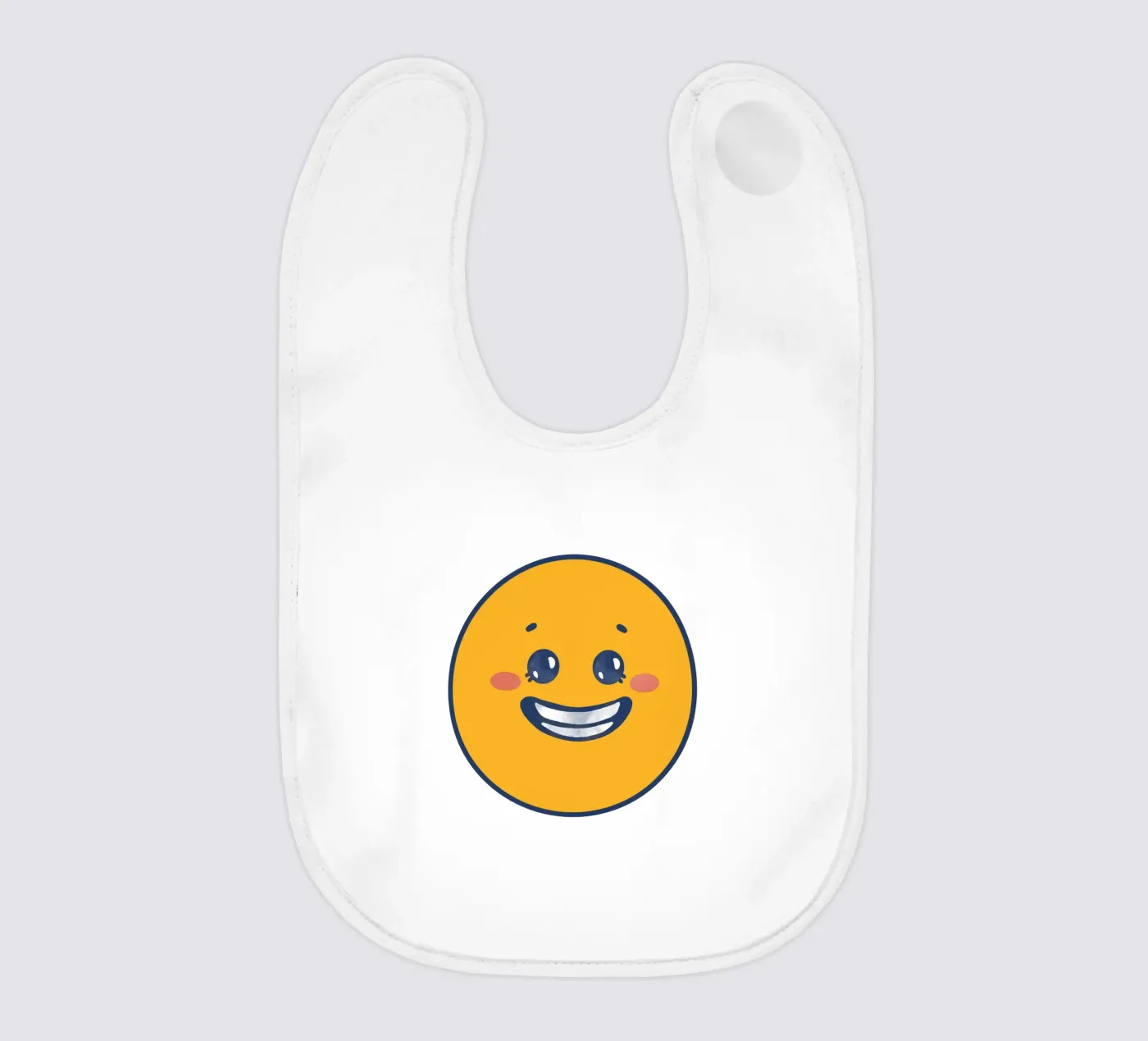 Smiley baby bib by Jelis_art