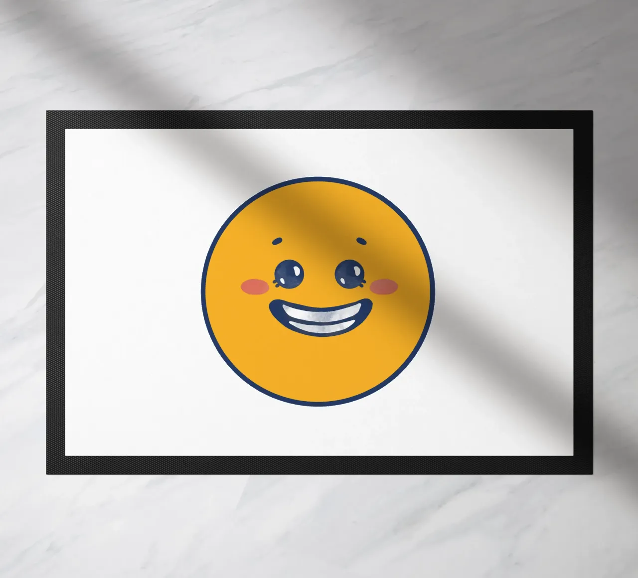 Smiley doormat by Jelis_art