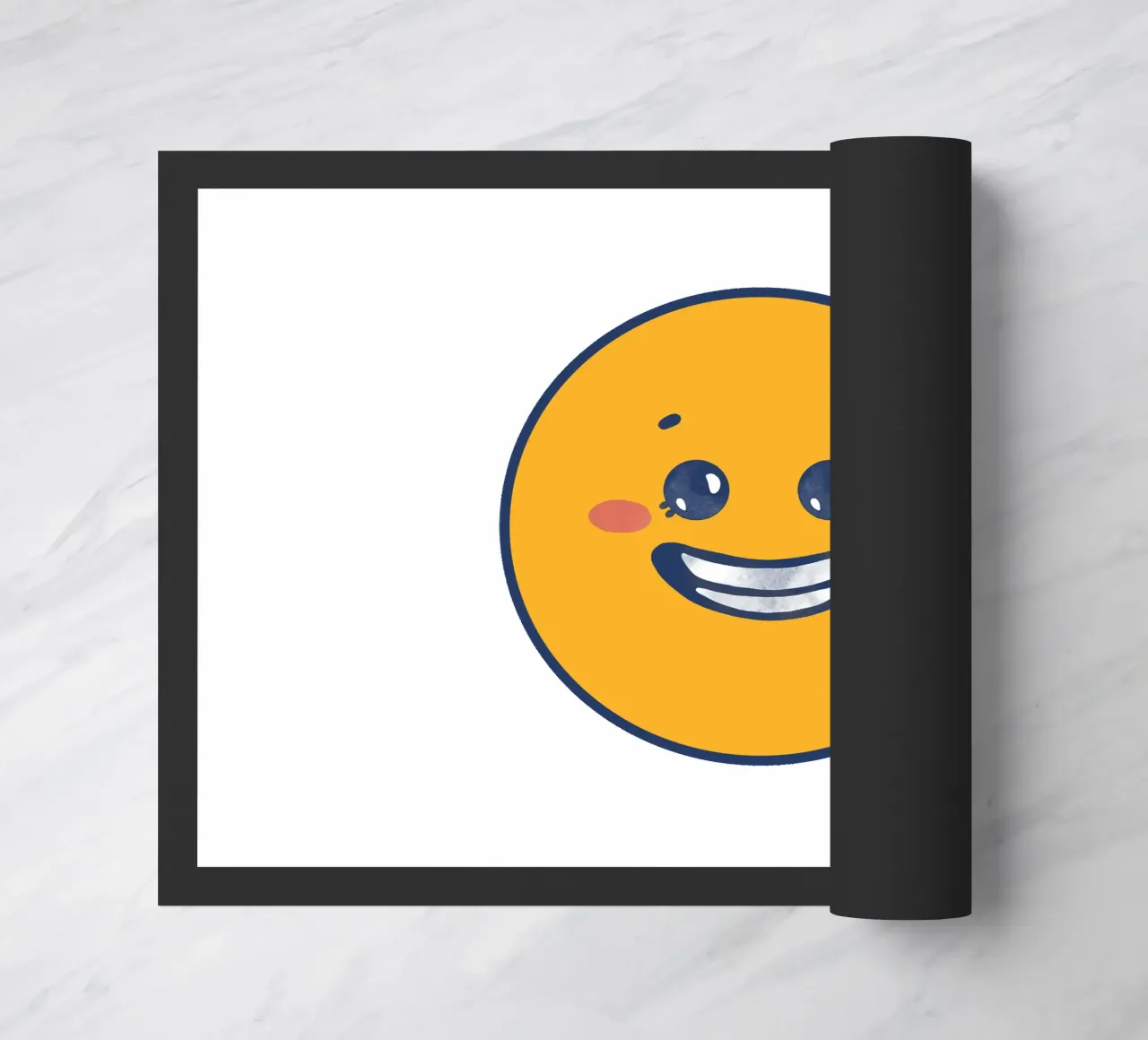 Smiley doormat by Jelis_art