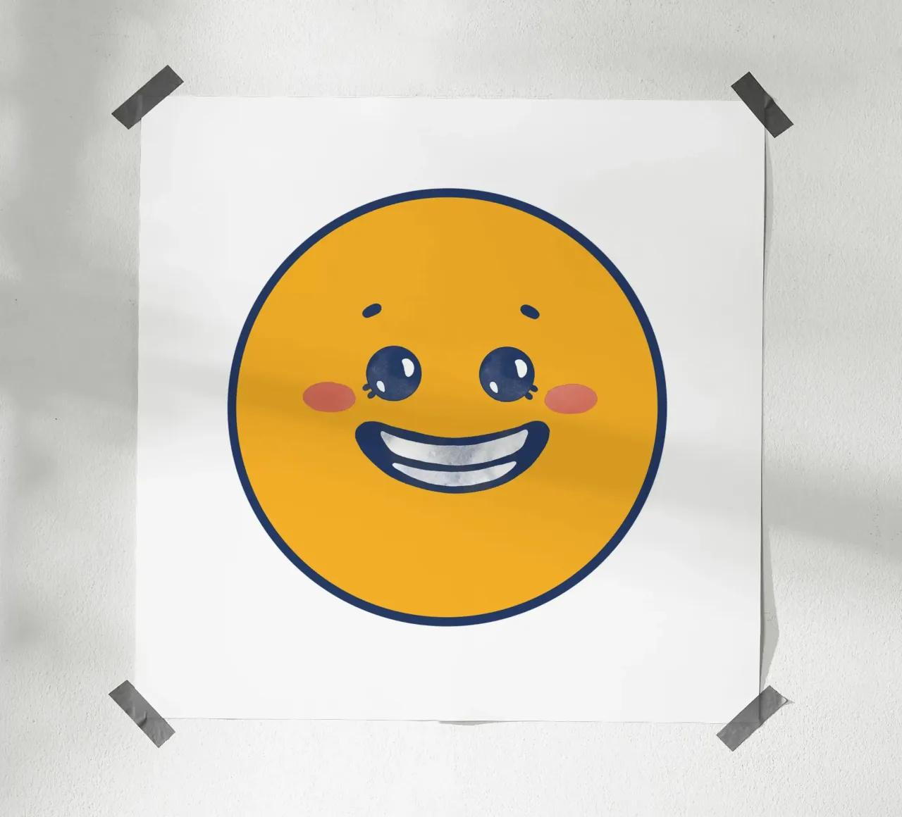 Smiley poster van Jelis_art