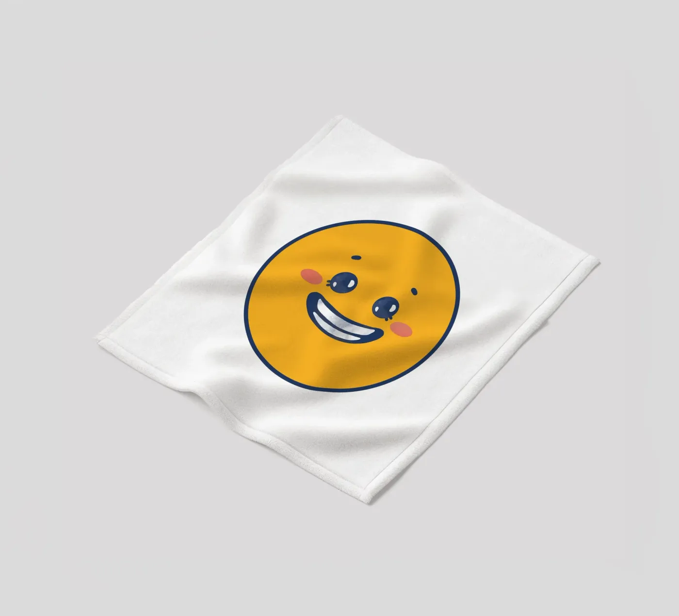 Smiley fleece blanket by Jelis_art
