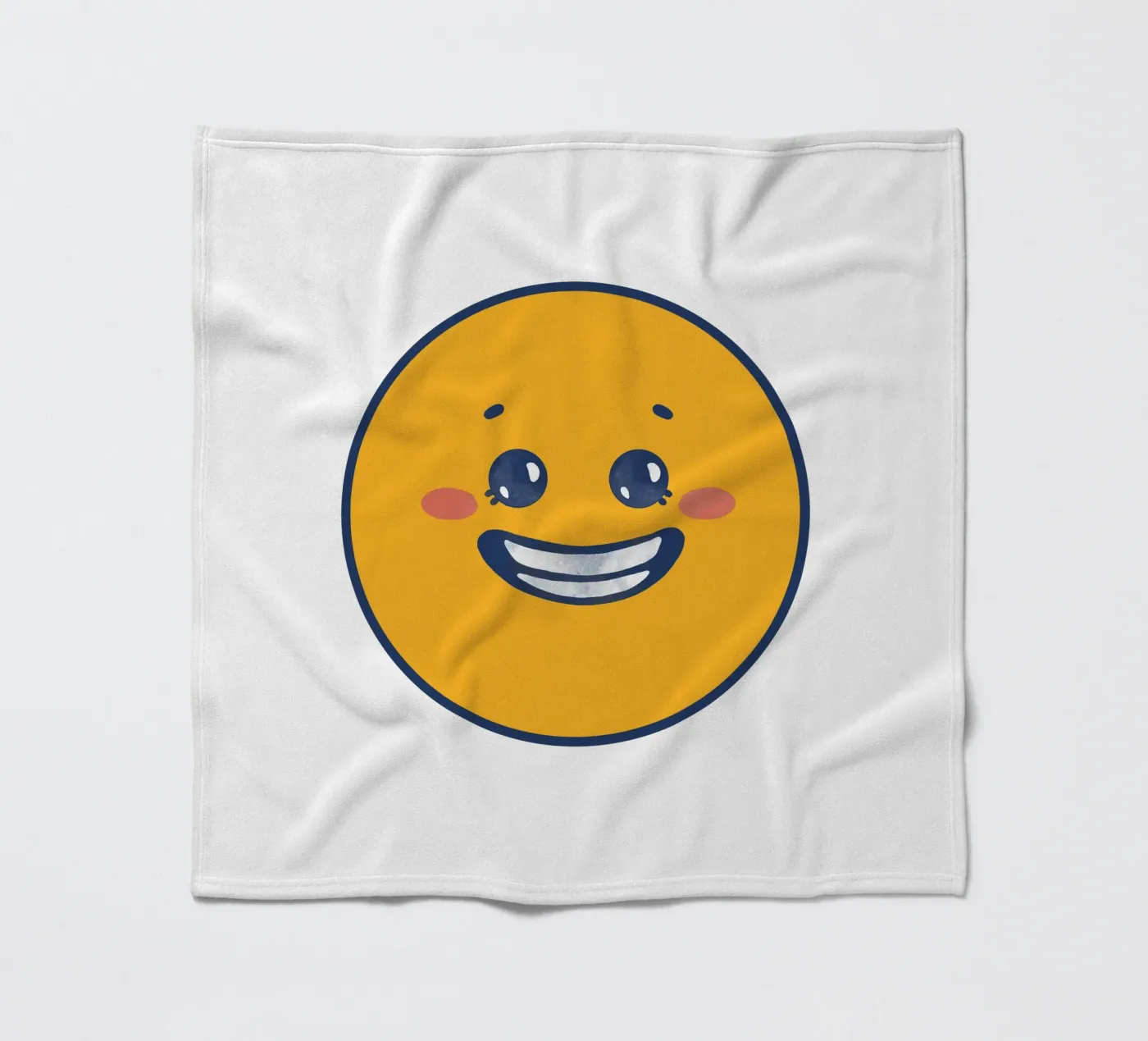 Smiley fleece blanket by Jelis_art