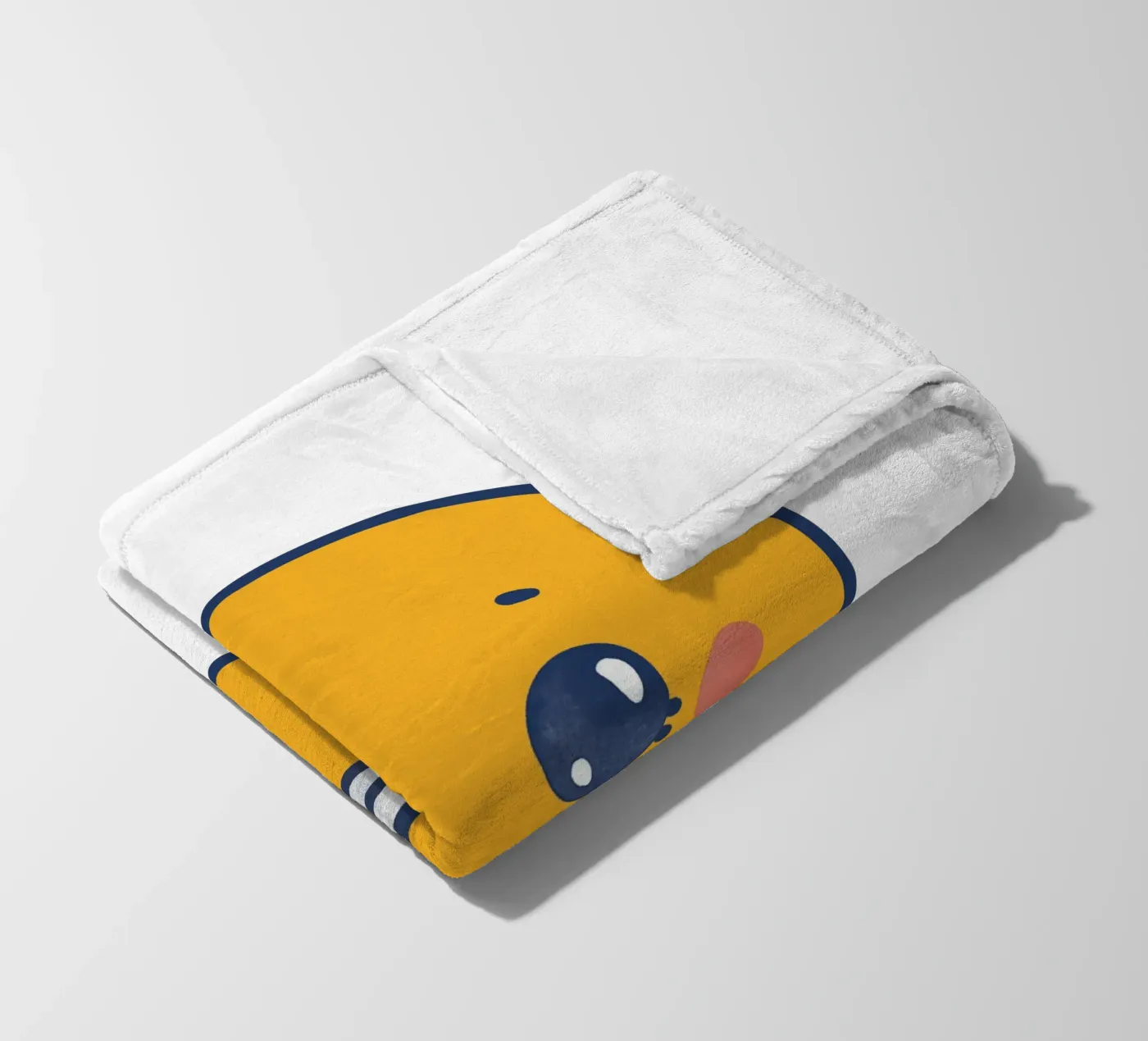 Smiley fleece blanket by Jelis_art