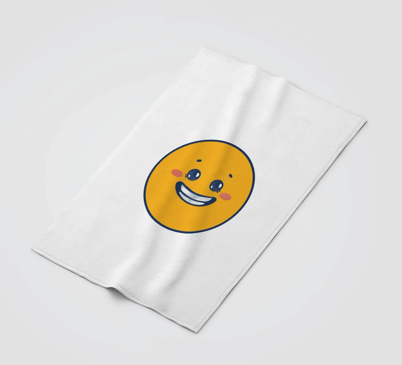 Smiley fleece blanket by Jelis_art