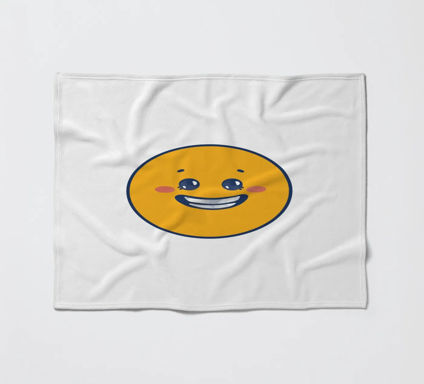 Smiley fleece blanket by Jelis_art