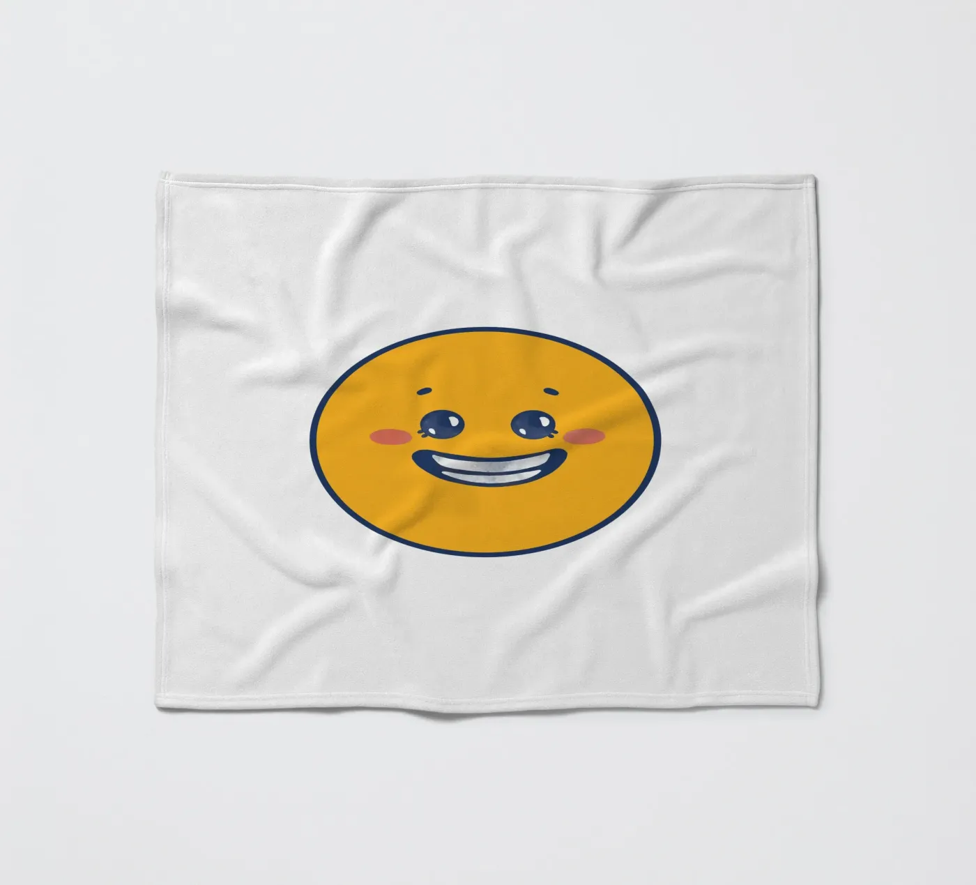 Smiley fleece blanket by Jelis_art