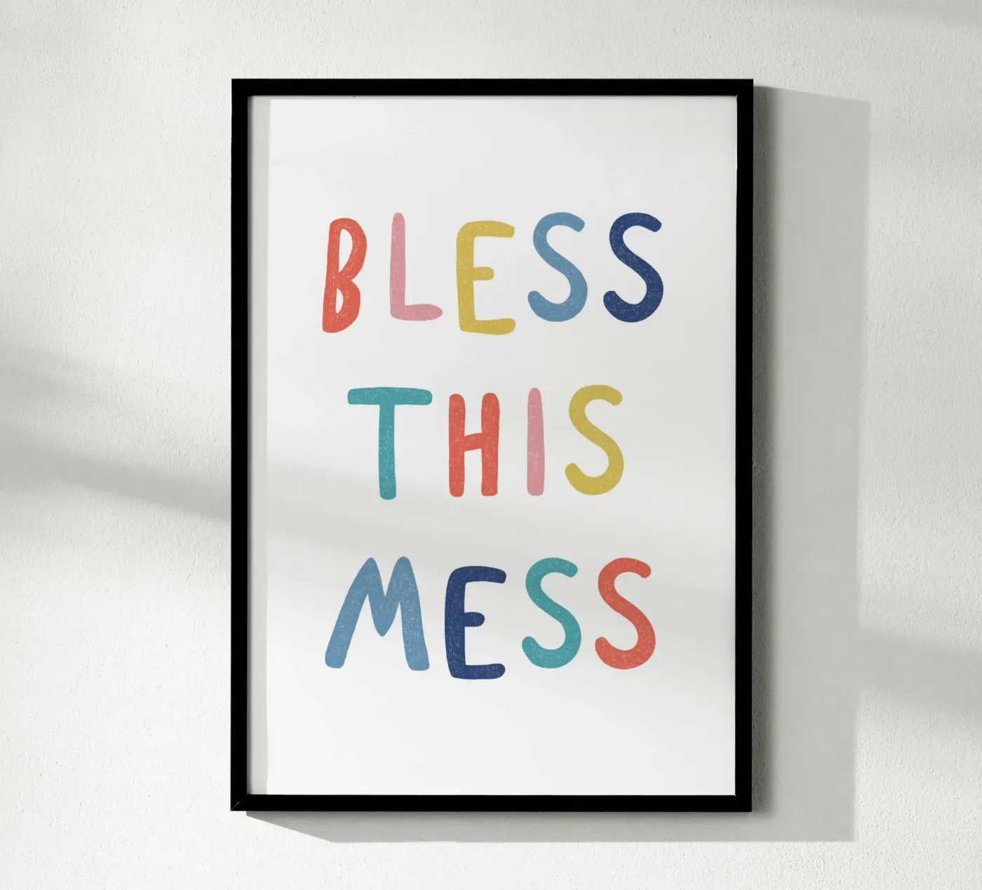 Bless this mess poster by Jelis_art