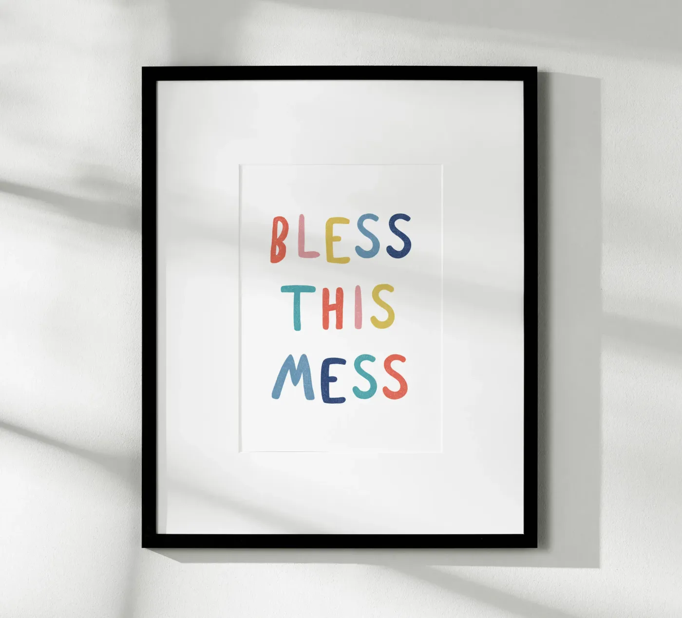 Bless this mess poster by Jelis_art