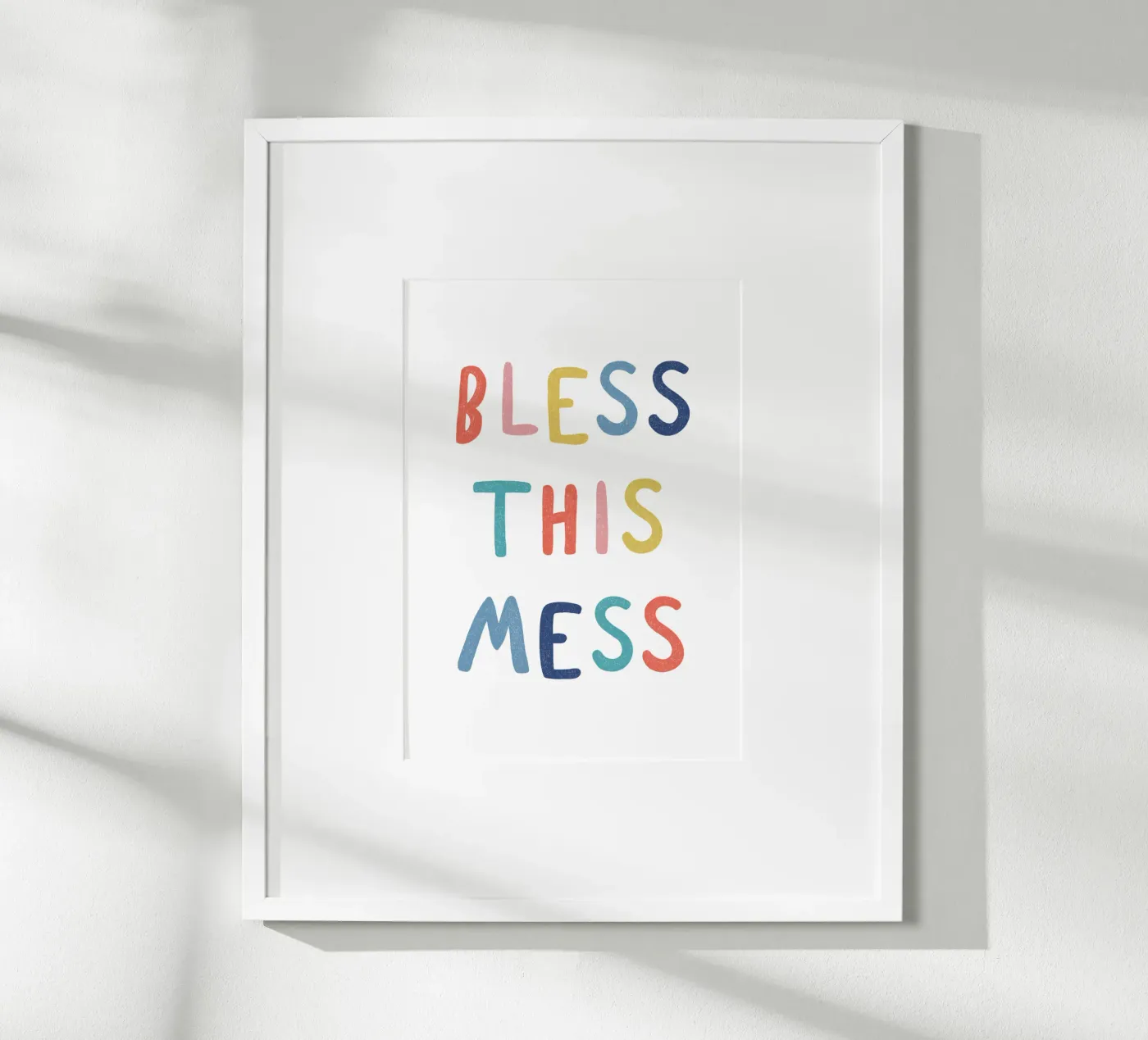 Bless this mess poster by Jelis_art
