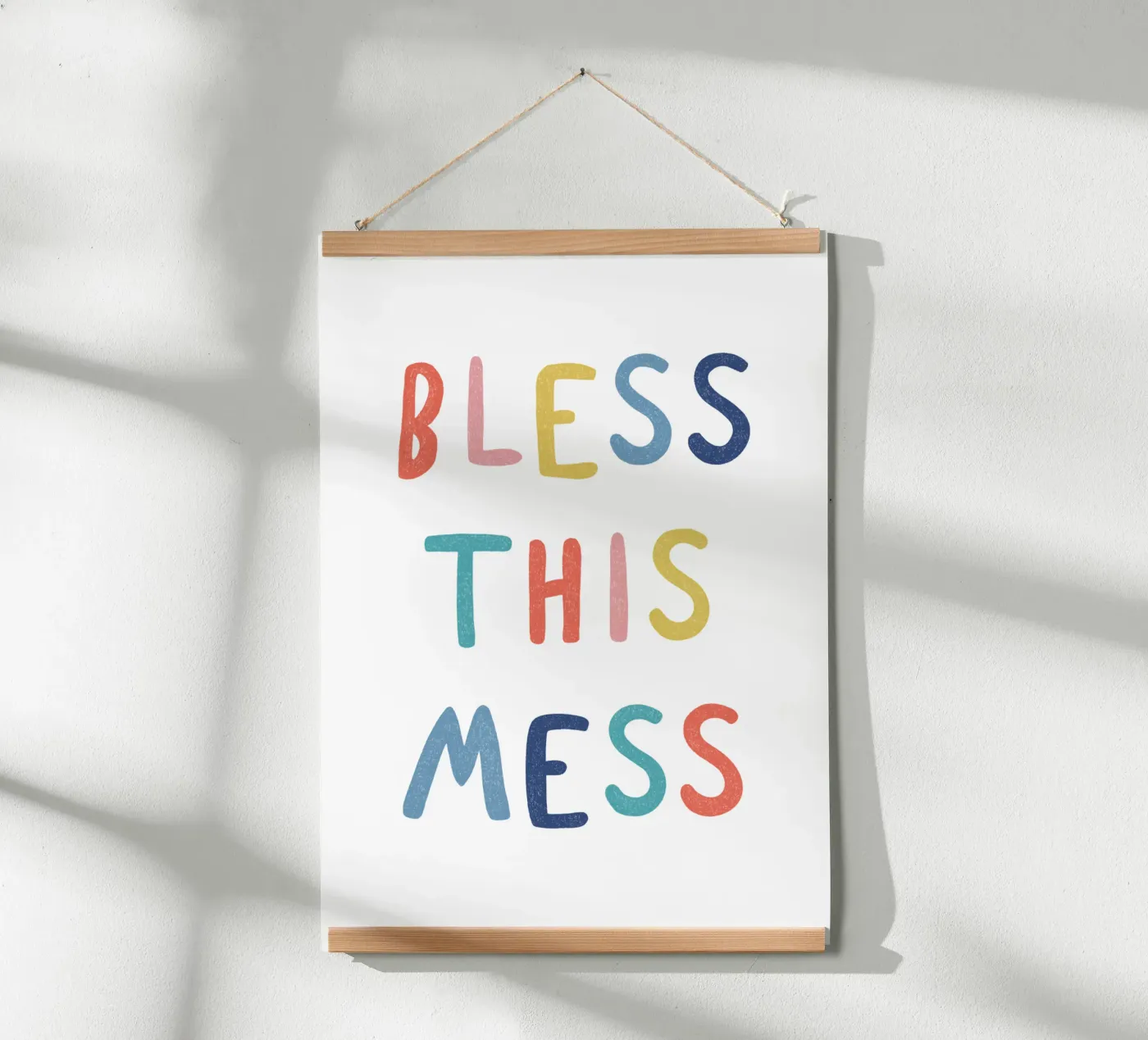 Bless this mess poster by Jelis_art