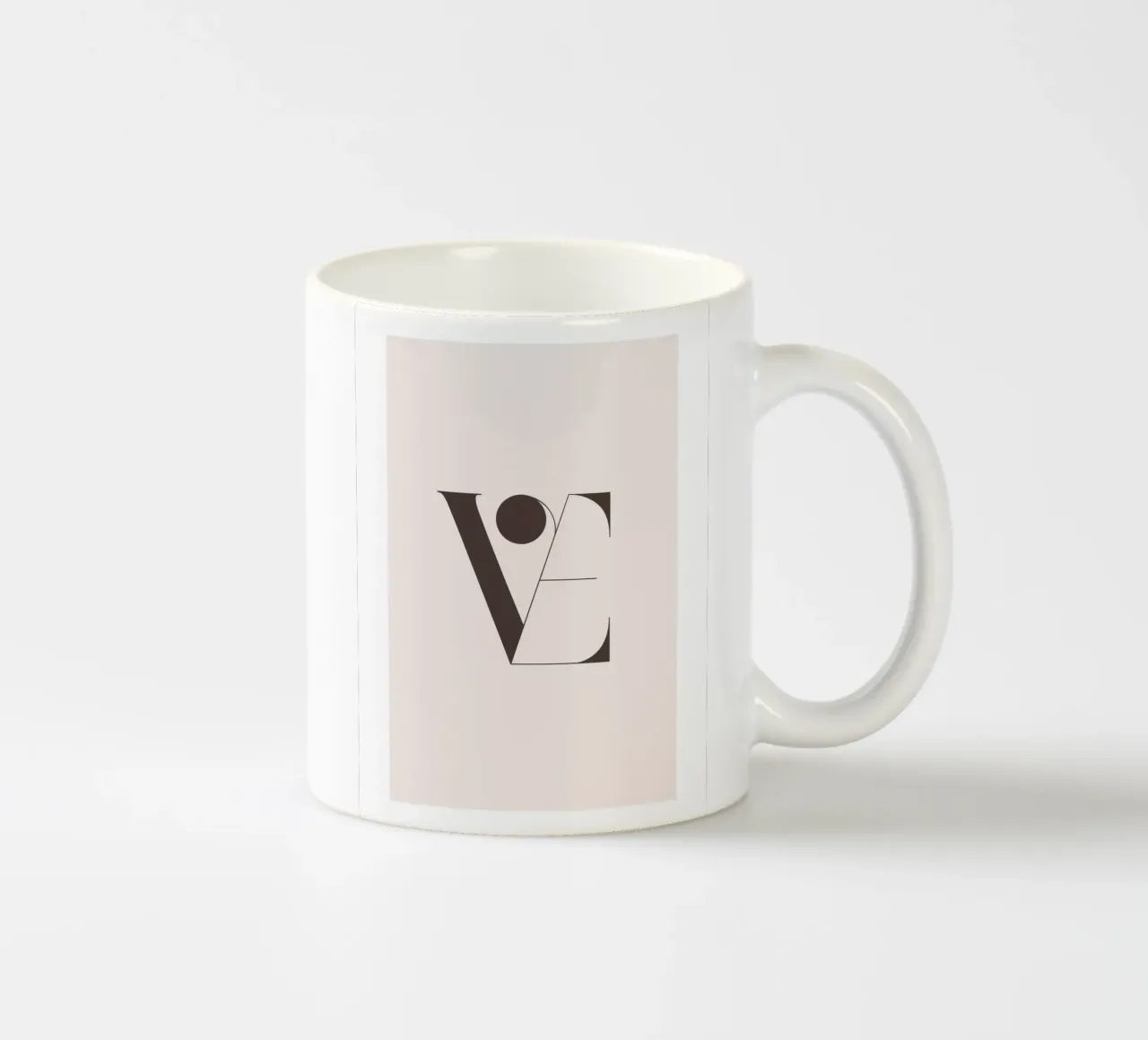 Arte tipografica - Design d'amore alla moda tazza in ceramica da Whole©